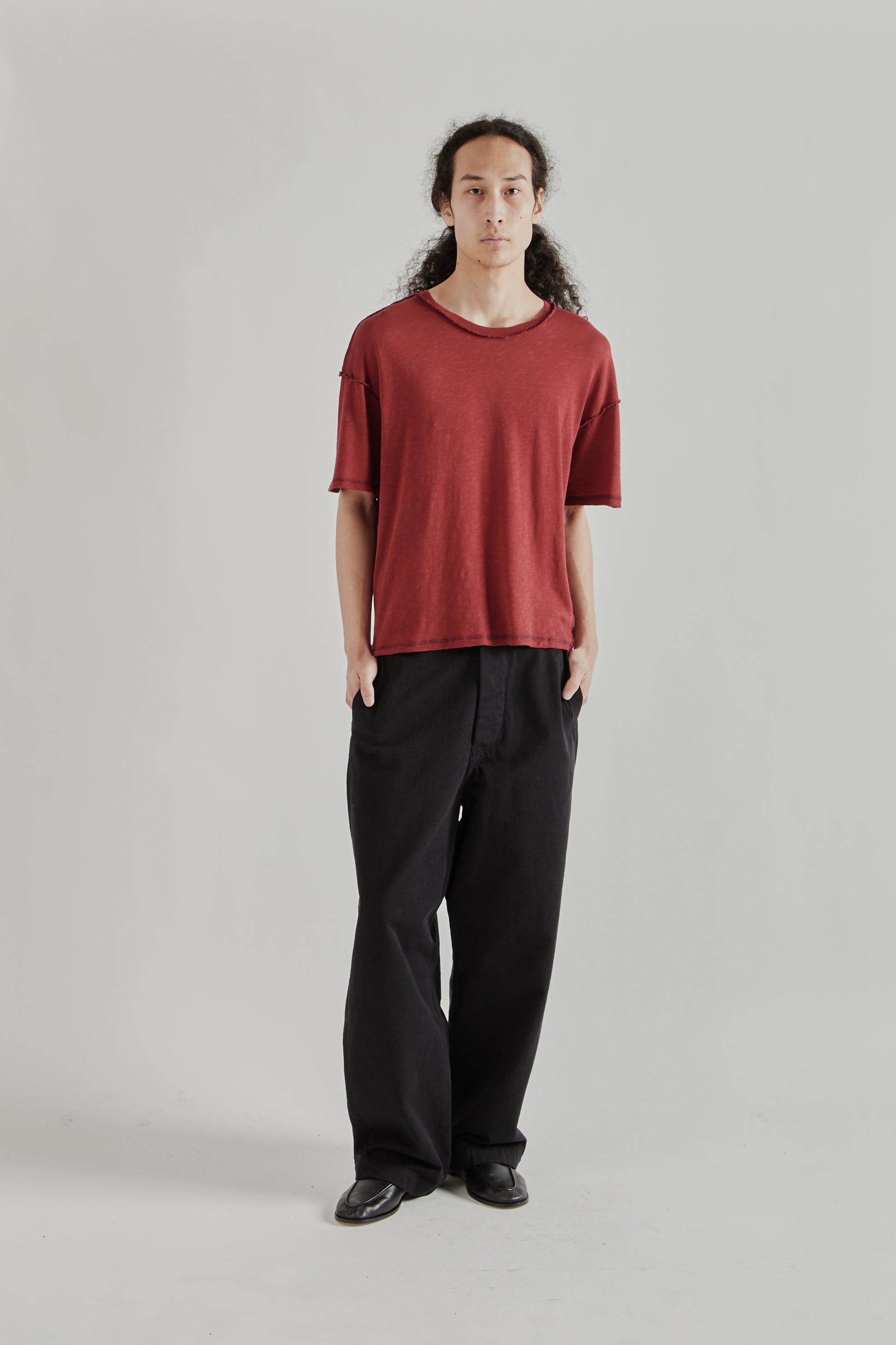 Fairly Normal SS26 Lightweight T-Shirt Red1412