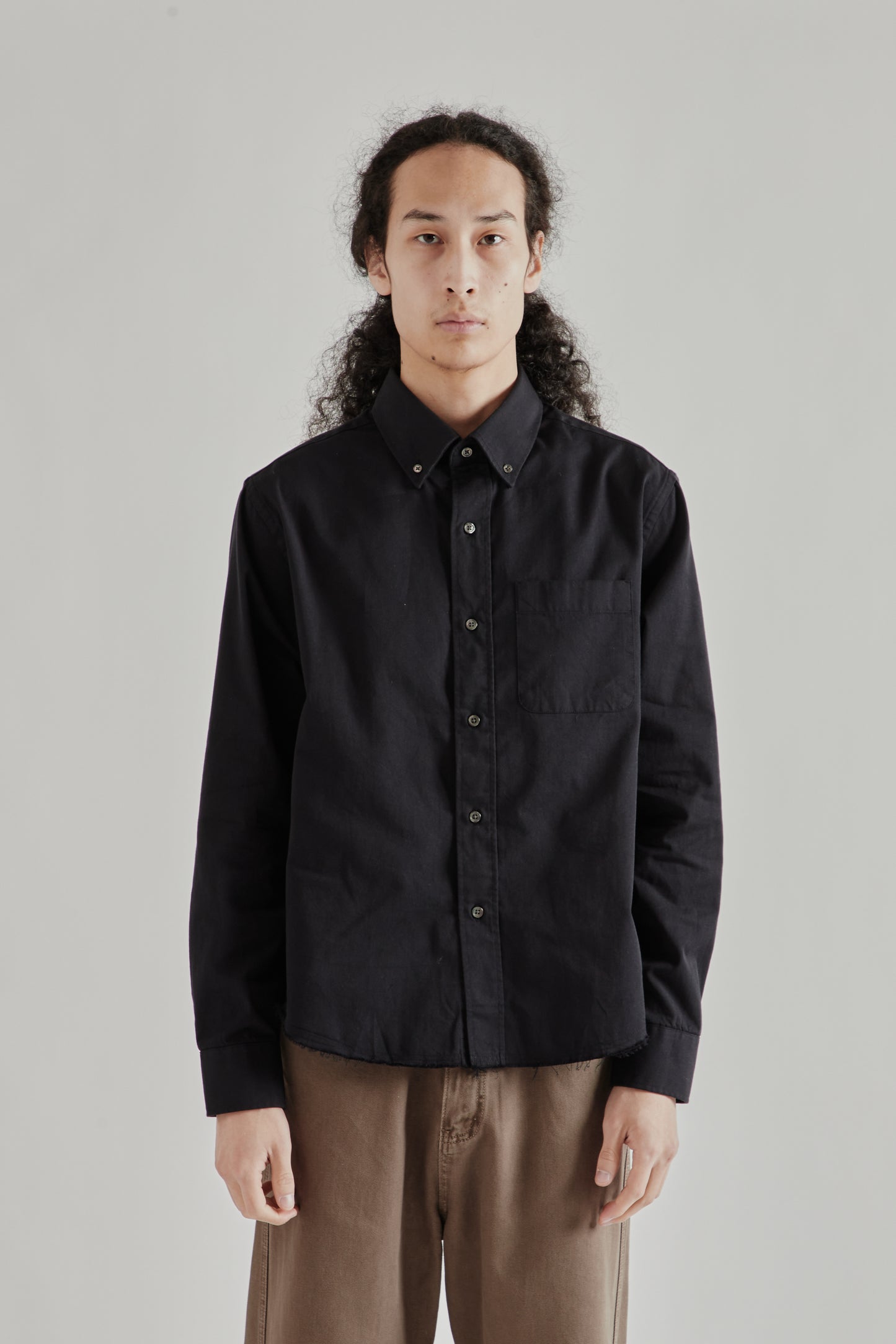 Fairly Normal SS26 Office Shirt Black1299