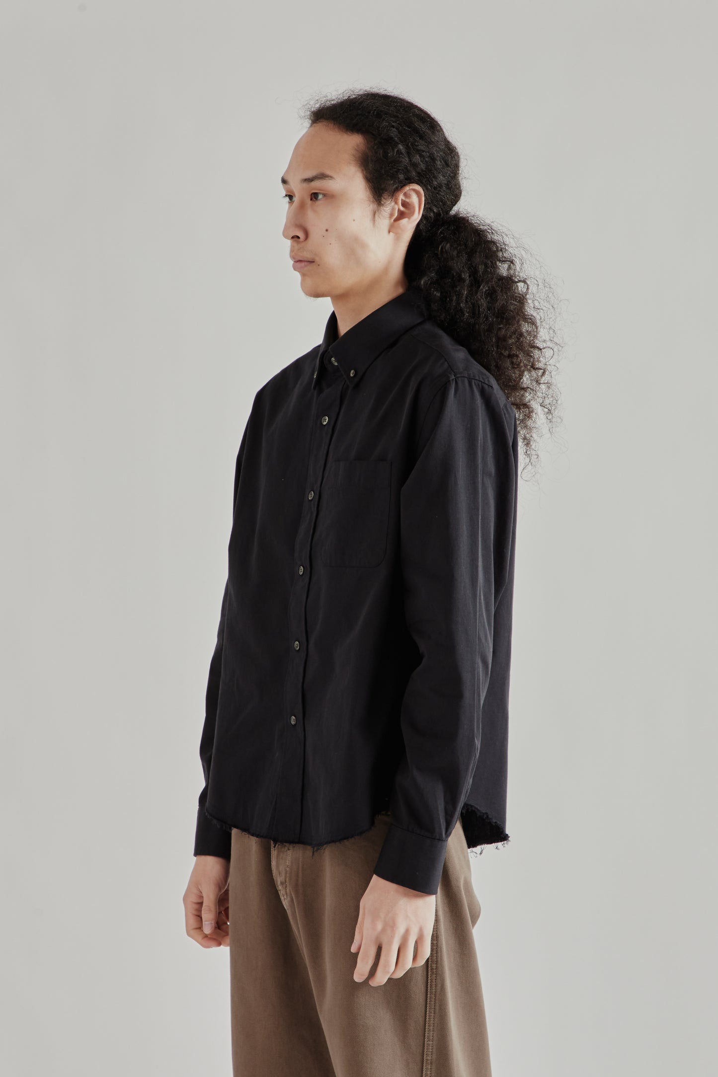 Fairly Normal SS26 Office Shirt Black1301