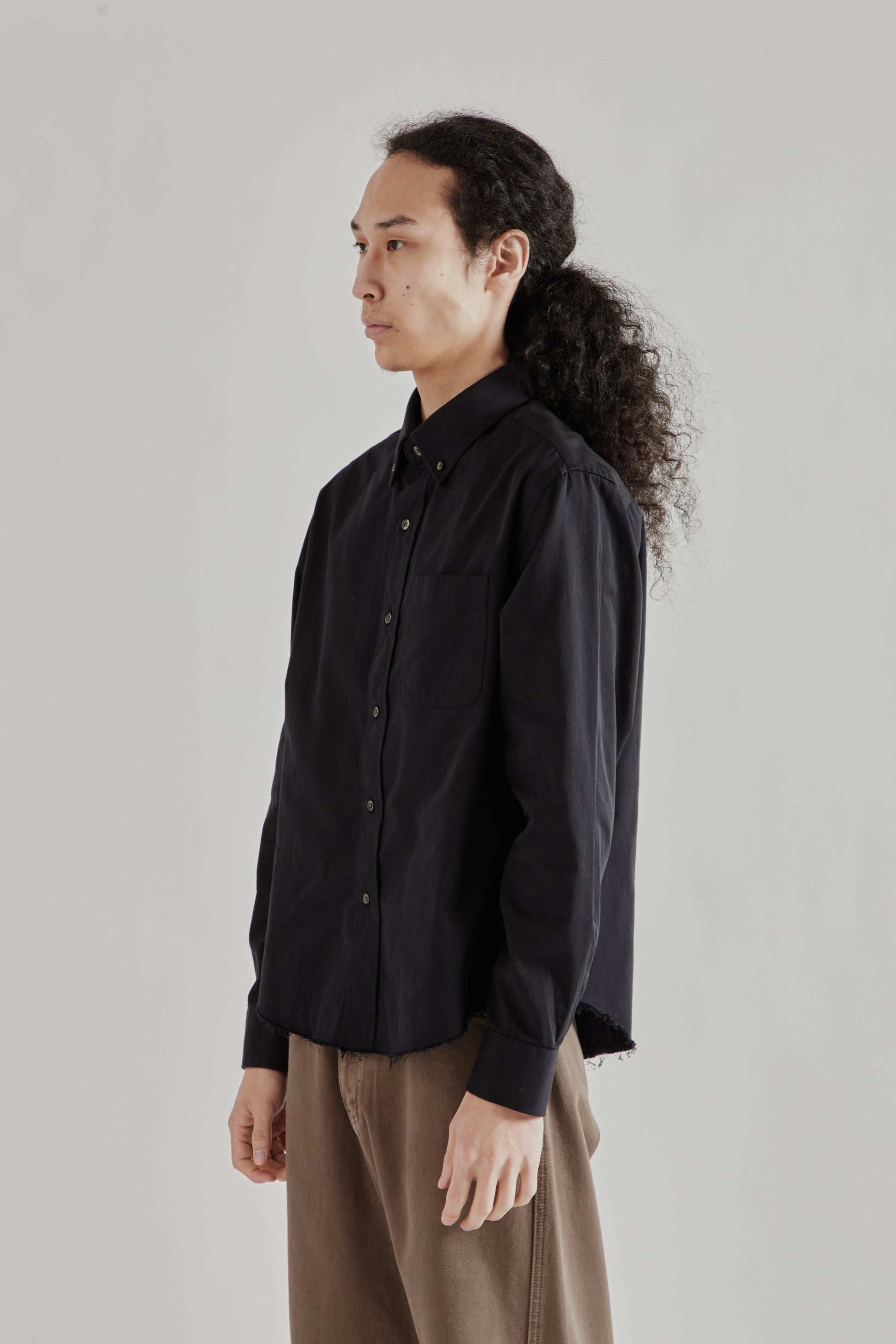 Fairly Normal SS26 Office Shirt Black1301