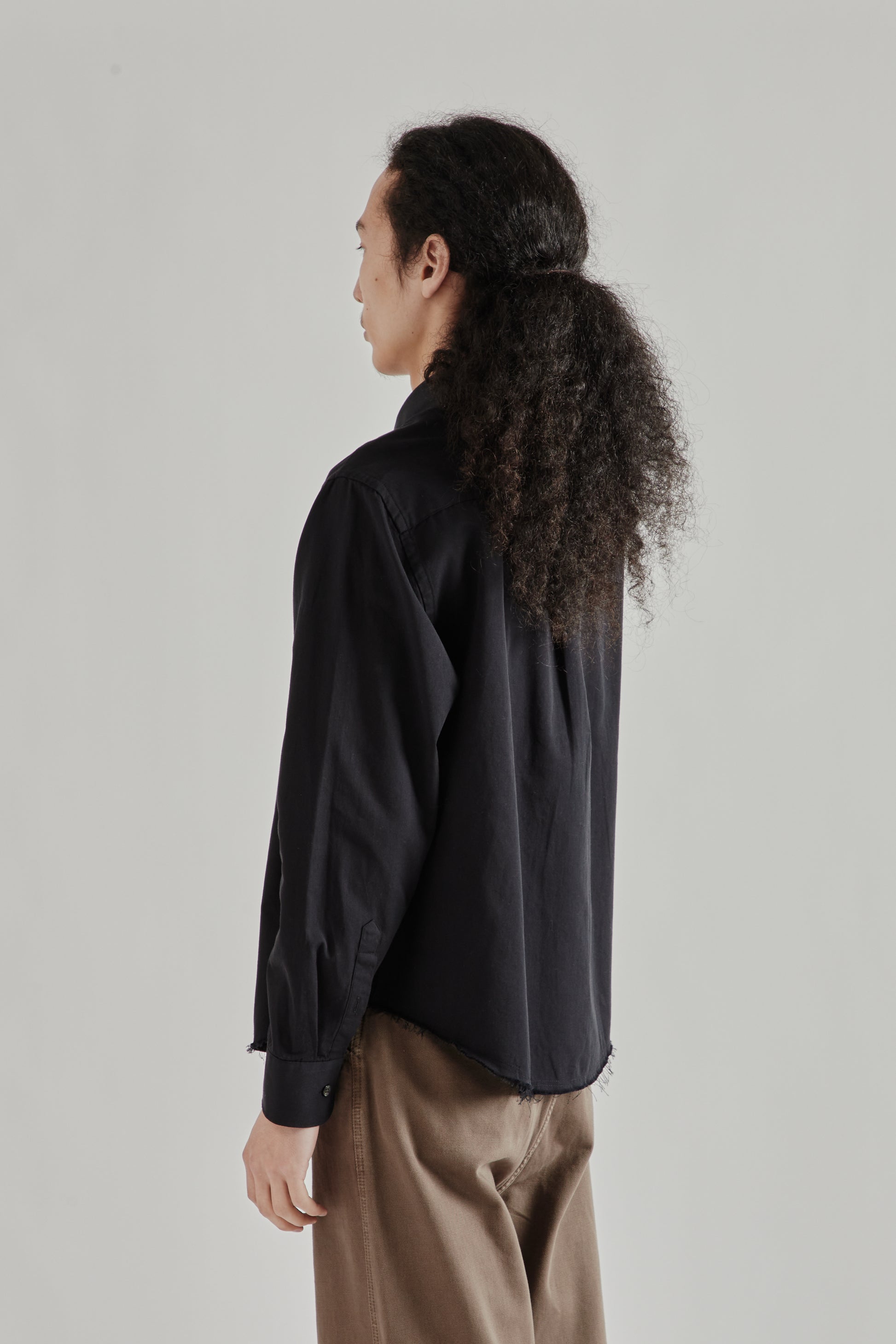 Fairly Normal SS26 Office Shirt Black1304