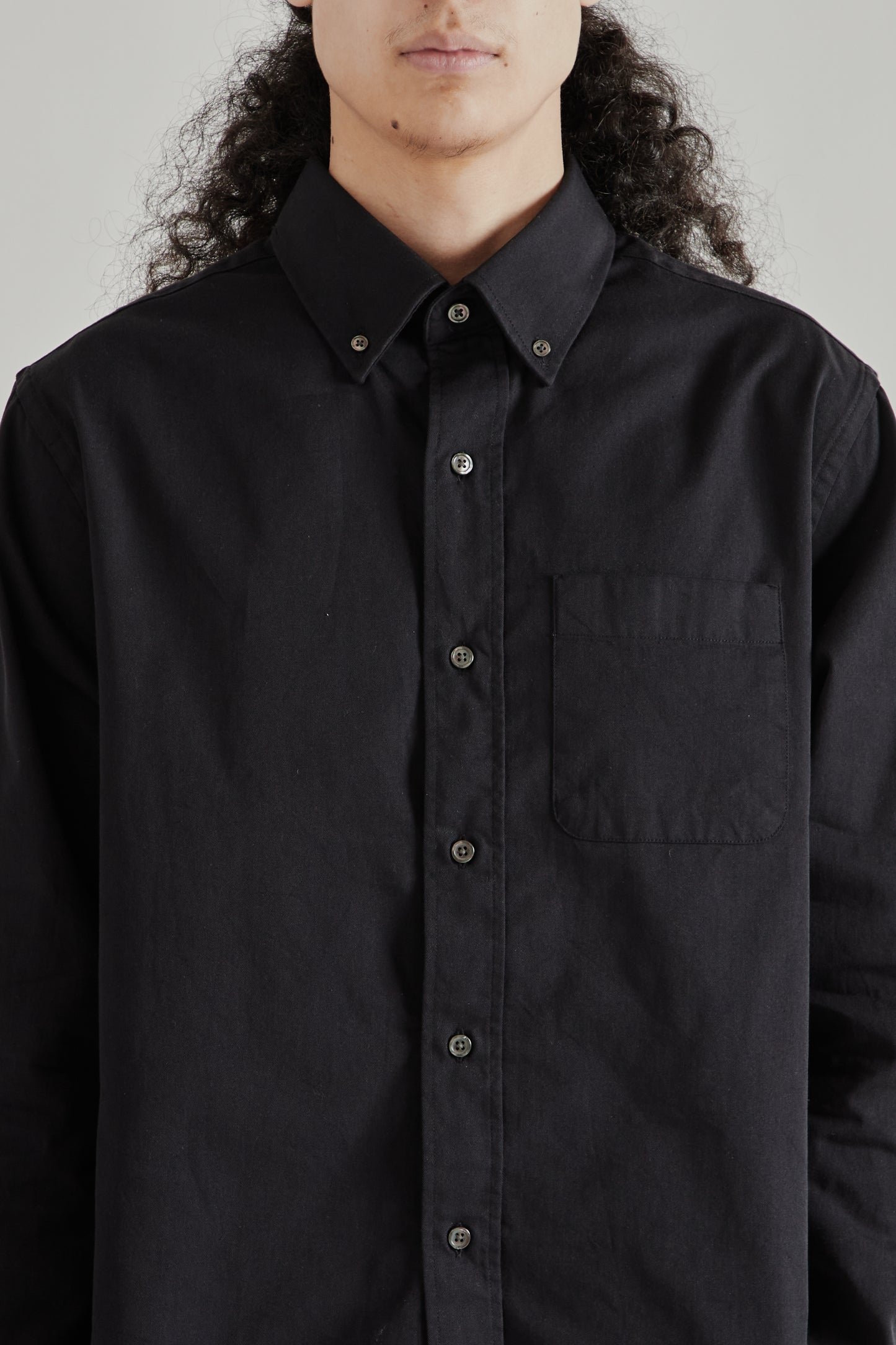 Fairly Normal SS26 Office Shirt Black1309