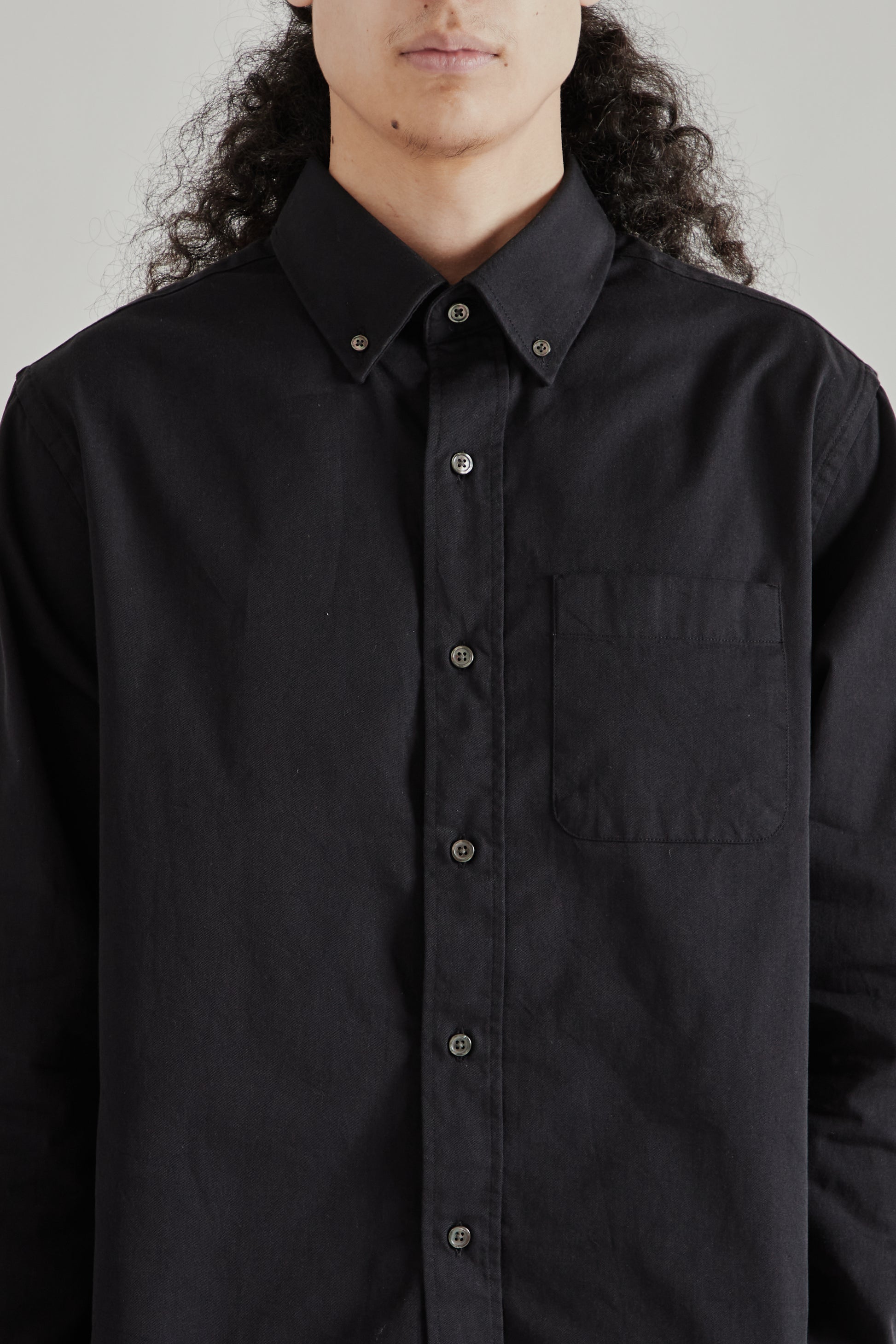 Fairly Normal SS26 Office Shirt Black1309