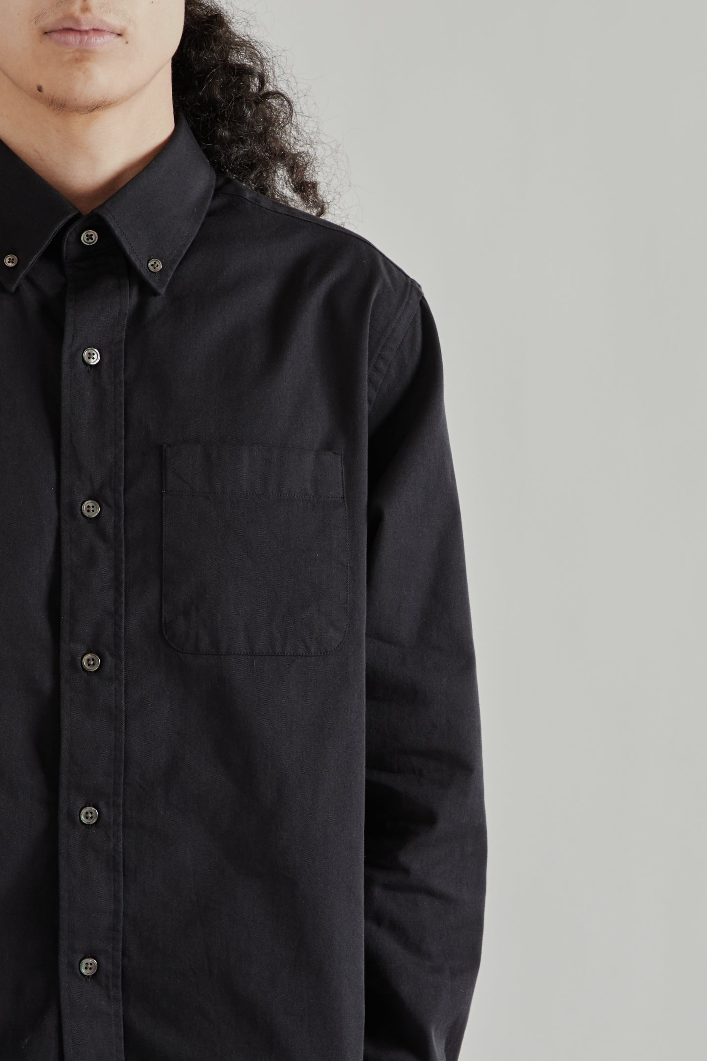 Fairly Normal SS26 Office Shirt Black1310