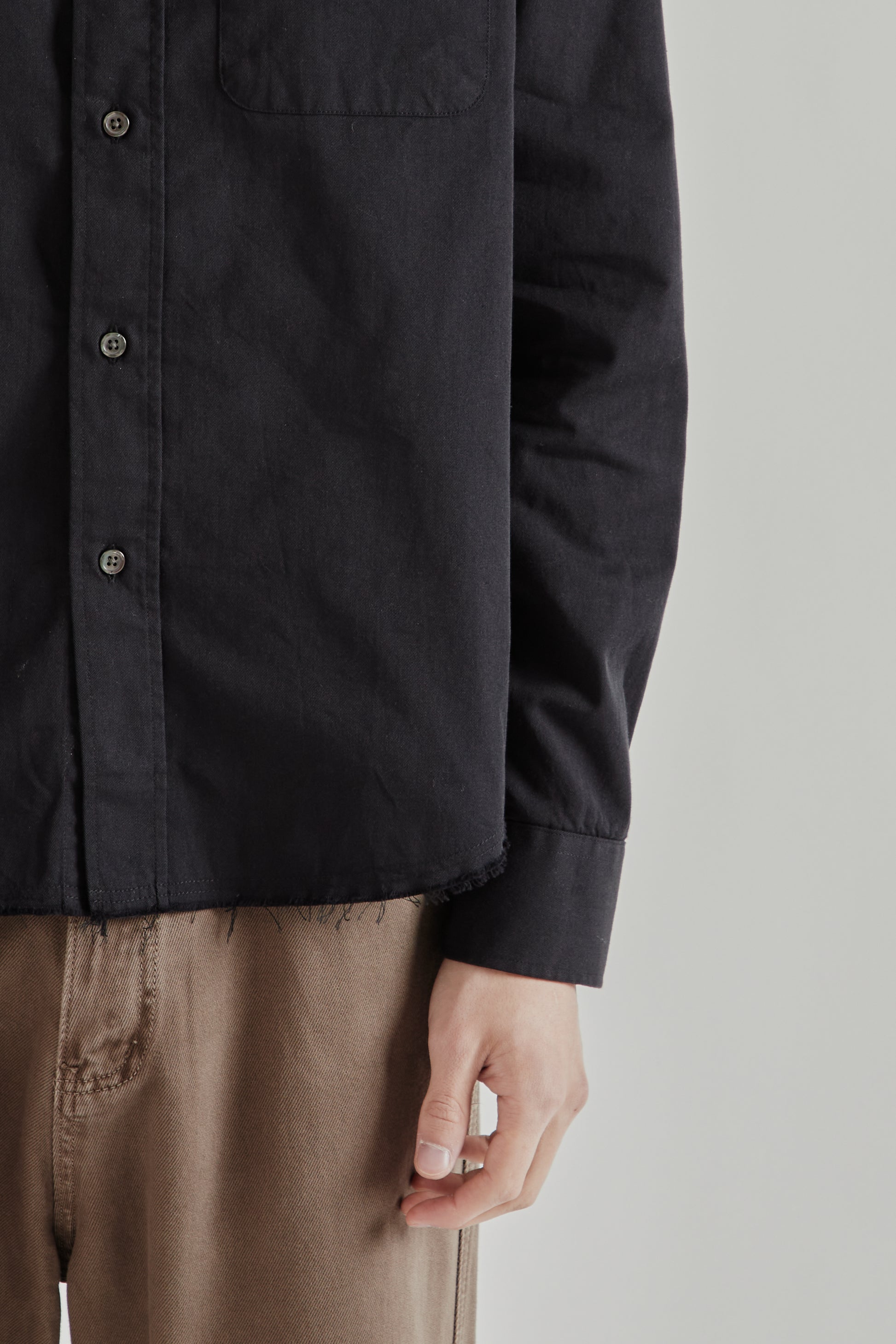 Fairly Normal SS26 Office Shirt Black1311