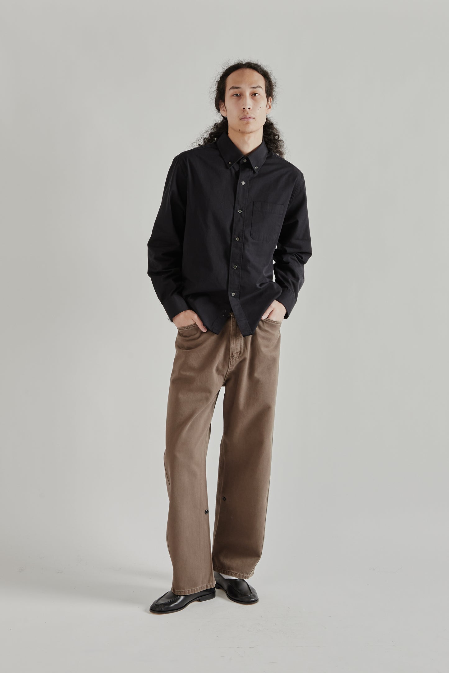 Fairly Normal SS26 Office Shirt Black1312