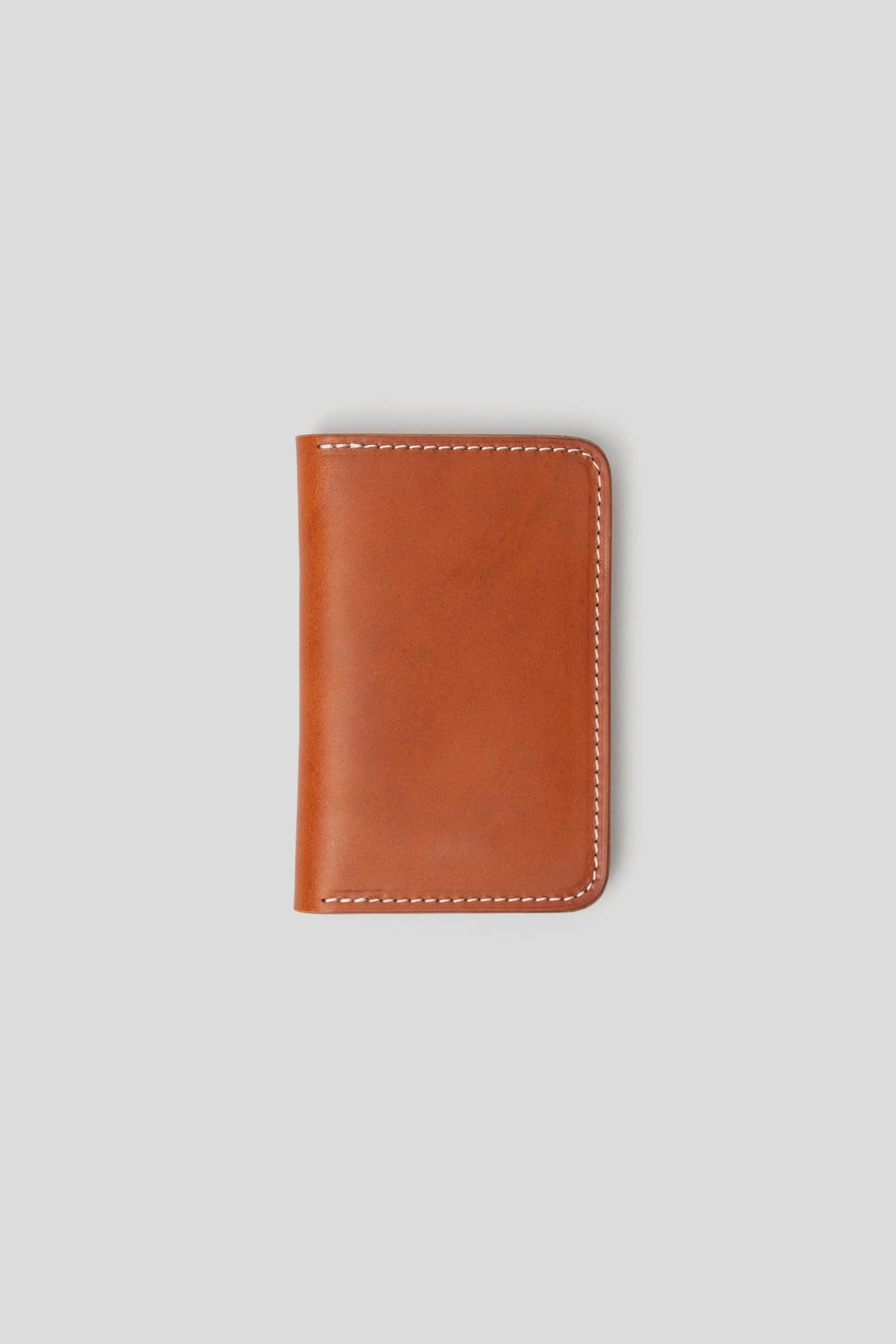 Folding Card Holder - Whiskey Vegetable Tanned Calf