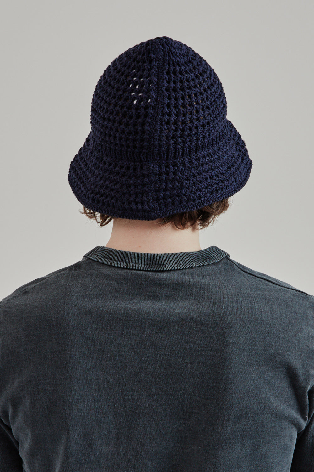 Found Feather SS25 Knit Safari Hat Navy 4