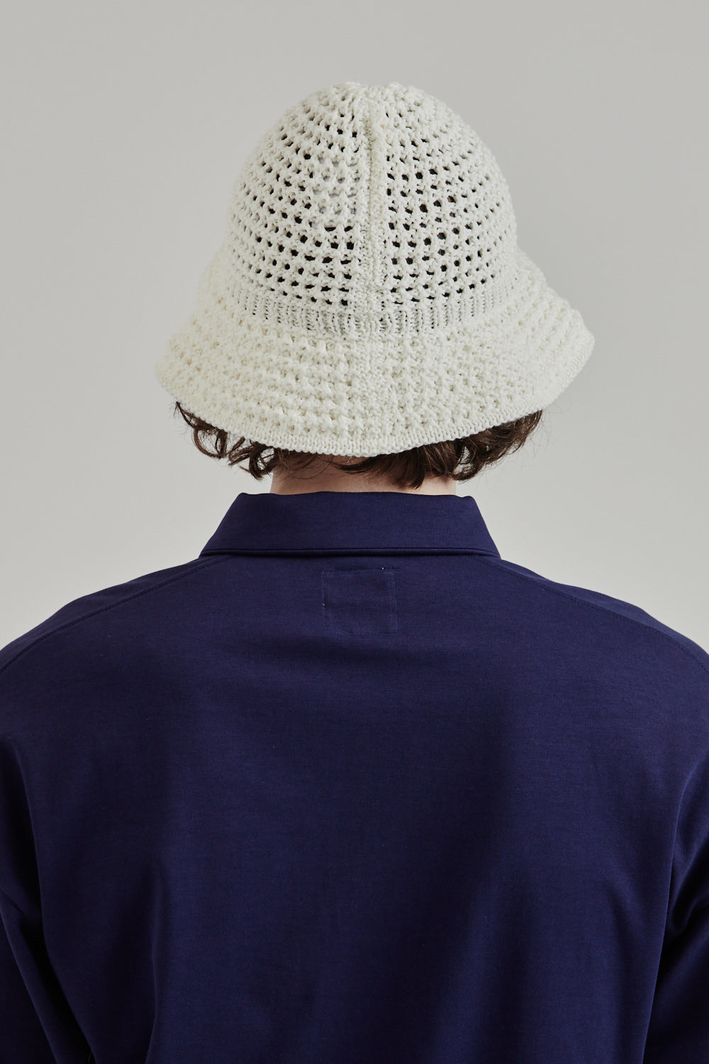 Found Feather SS25 Knit Safari Hat Off White 4