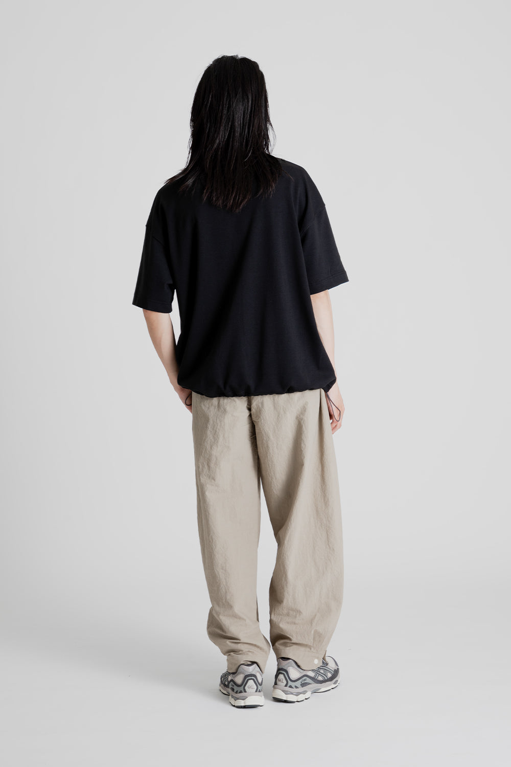 Frizmworks Airly Mesh String Half Tee in Black