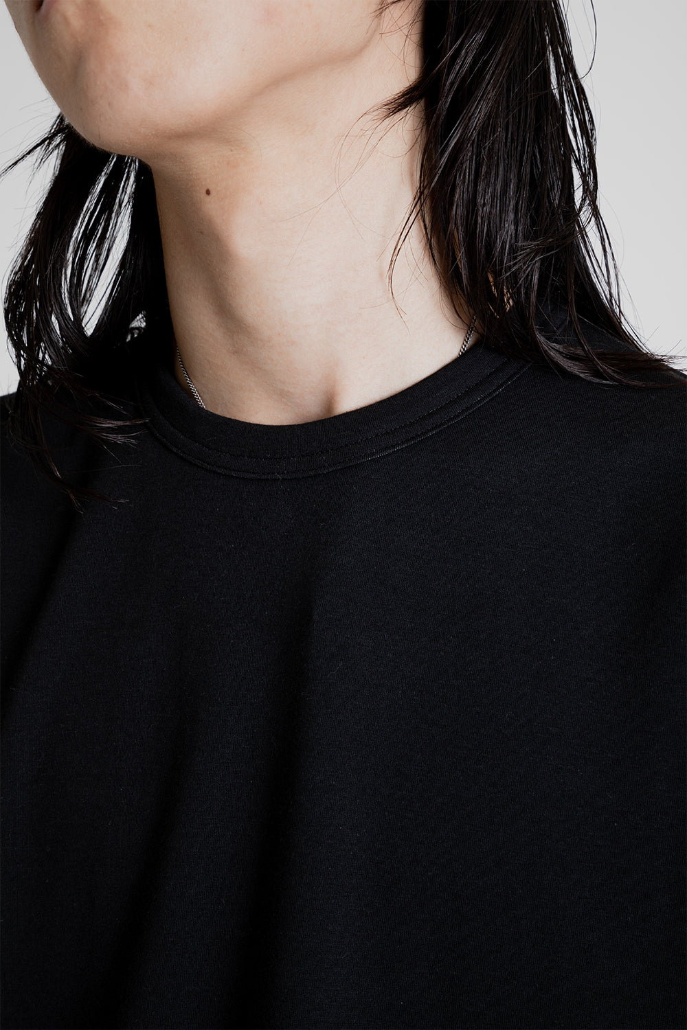 Frizmworks Airly Mesh String Half Tee in Black