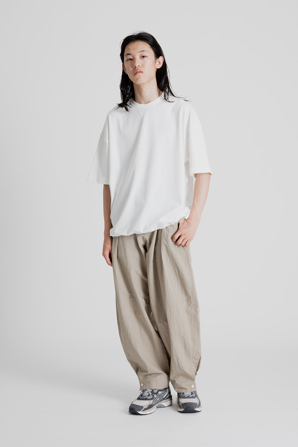 Frizmworks Airly Mesh String Half Tee in White