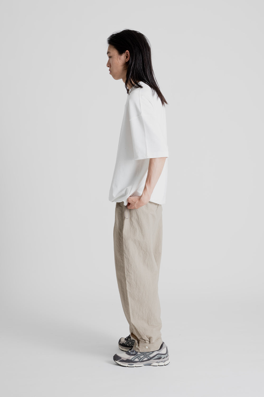 Frizmworks Airly Mesh String Half Tee in White