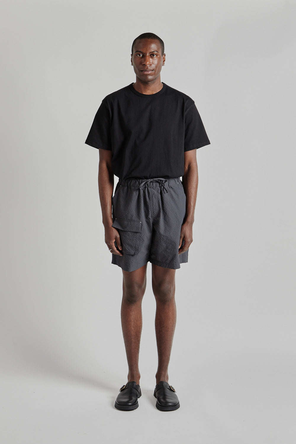 Comfortable Banding Shorts - Charcoal