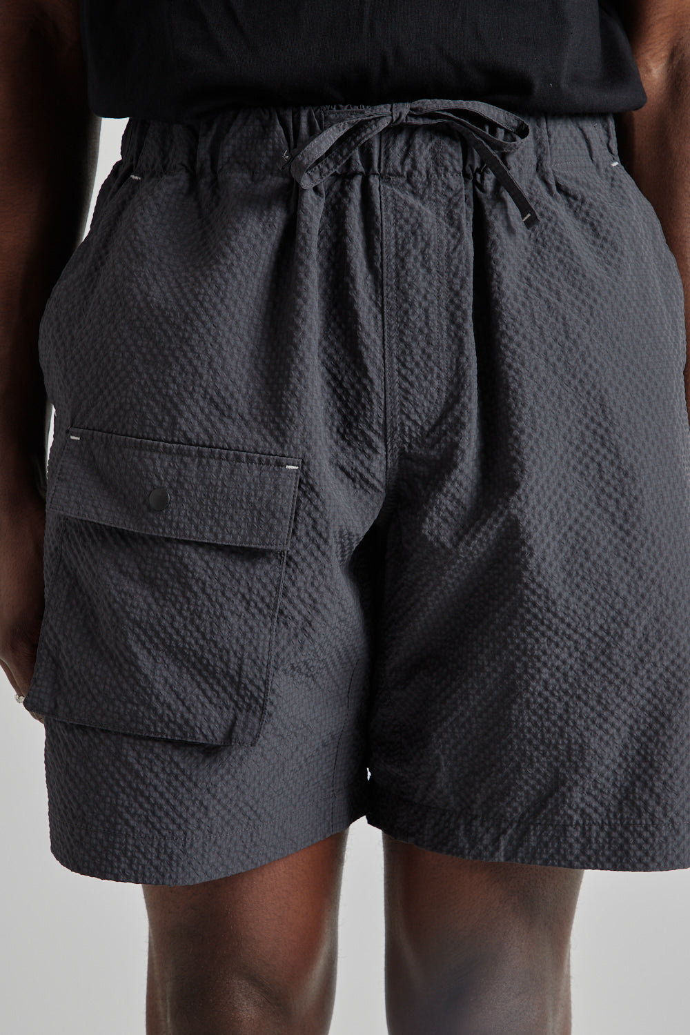 Comfortable Banding Shorts - Charcoal