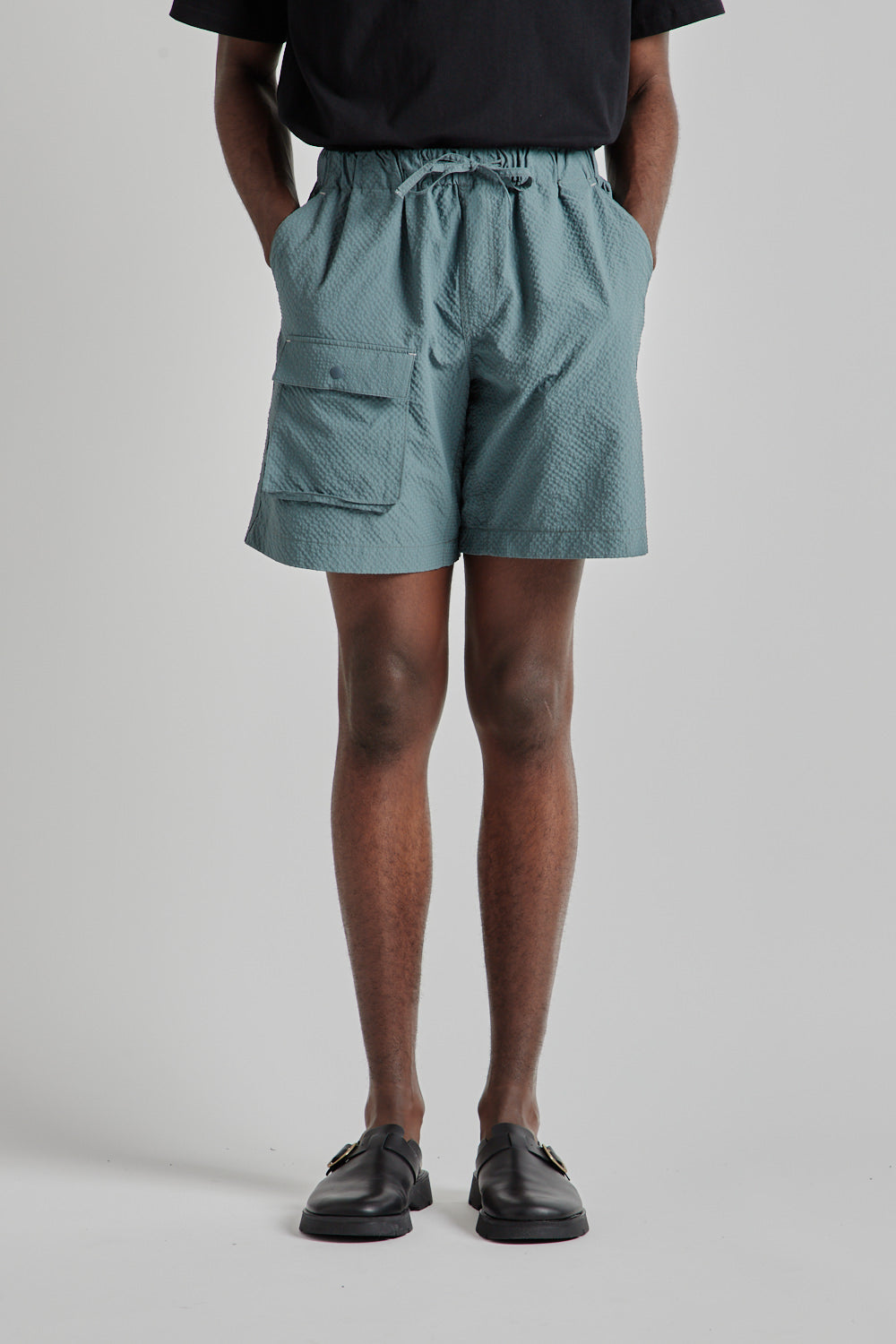 Comfortable Banding Shorts - Teal