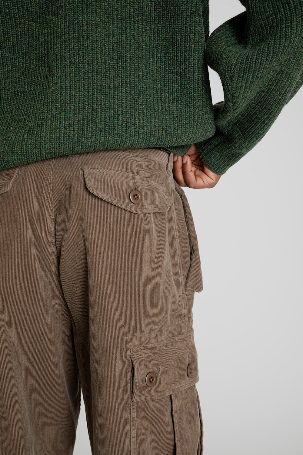 Frizmworks Corduroy M65 Field Pants Brown Detail 03
