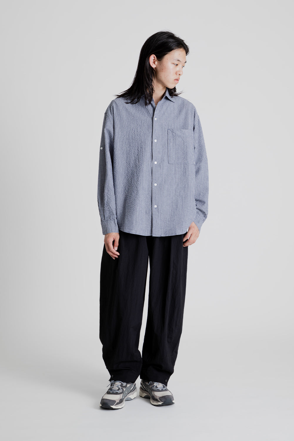 Frizmworks Curved Cuffs Pants in Black