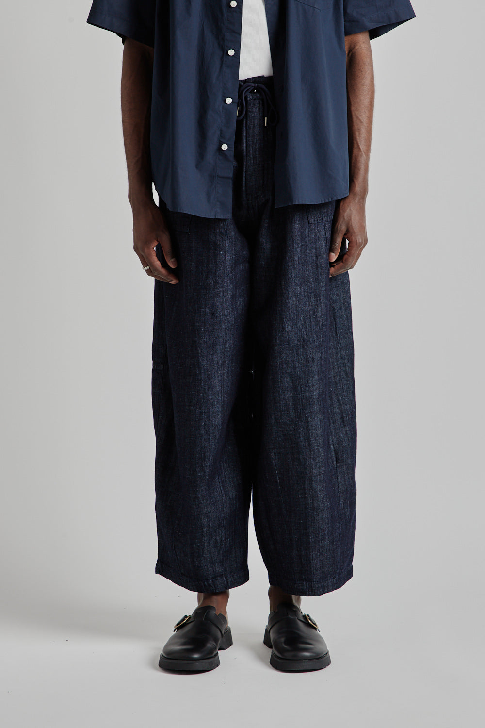 Denim Balloon Pants - Indigo