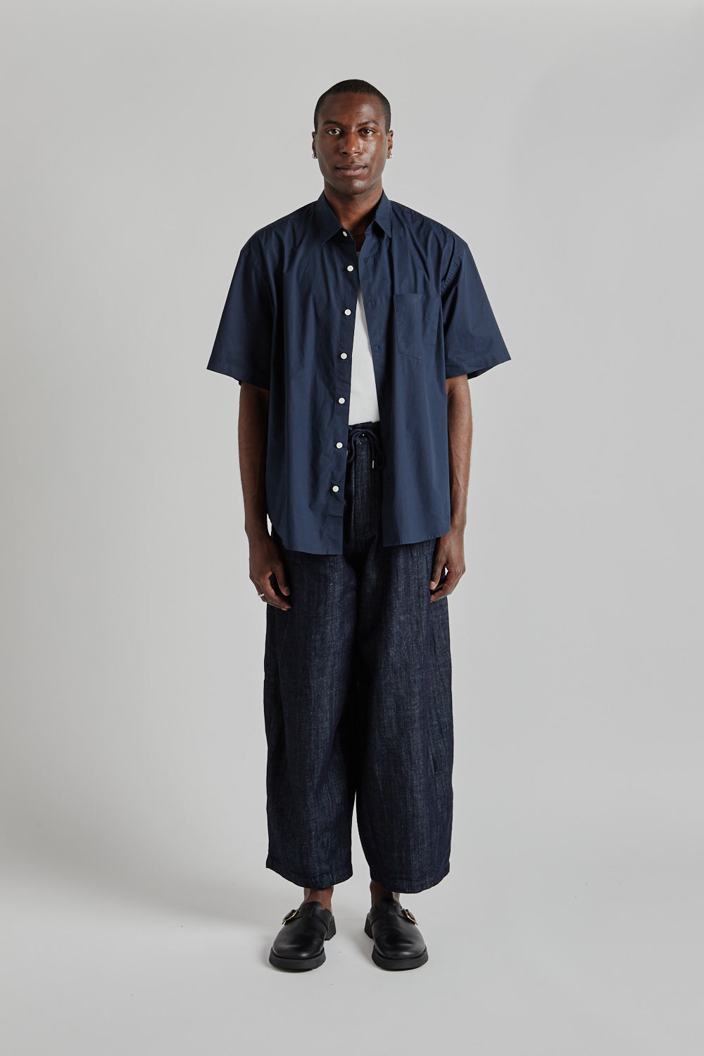 Denim Balloon Pants - Indigo