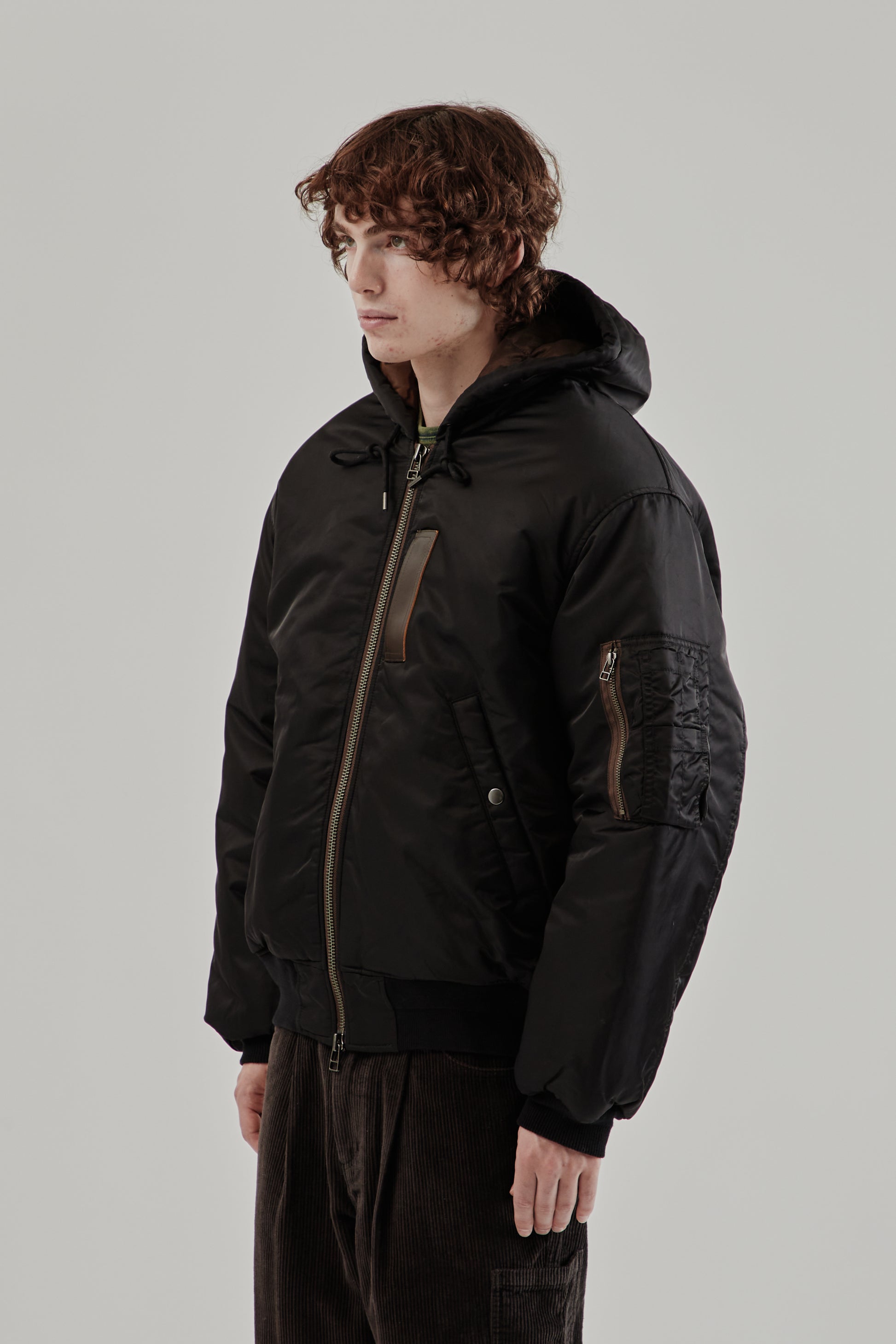 Frizmworks FW25 Active MA-1 Hooded Parka Black 3
