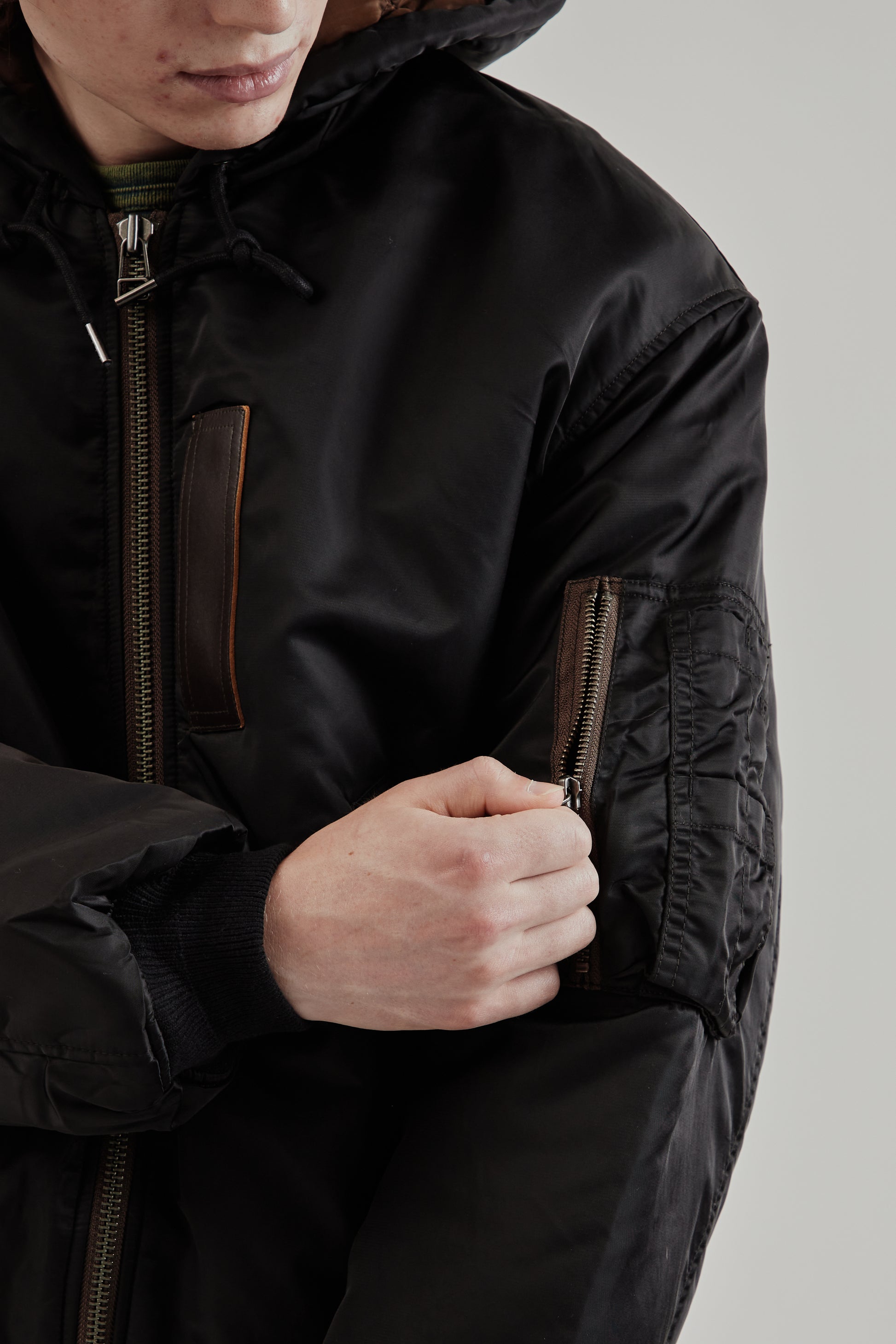 Frizmworks FW25 Active MA-1 Hooded Parka Black 9