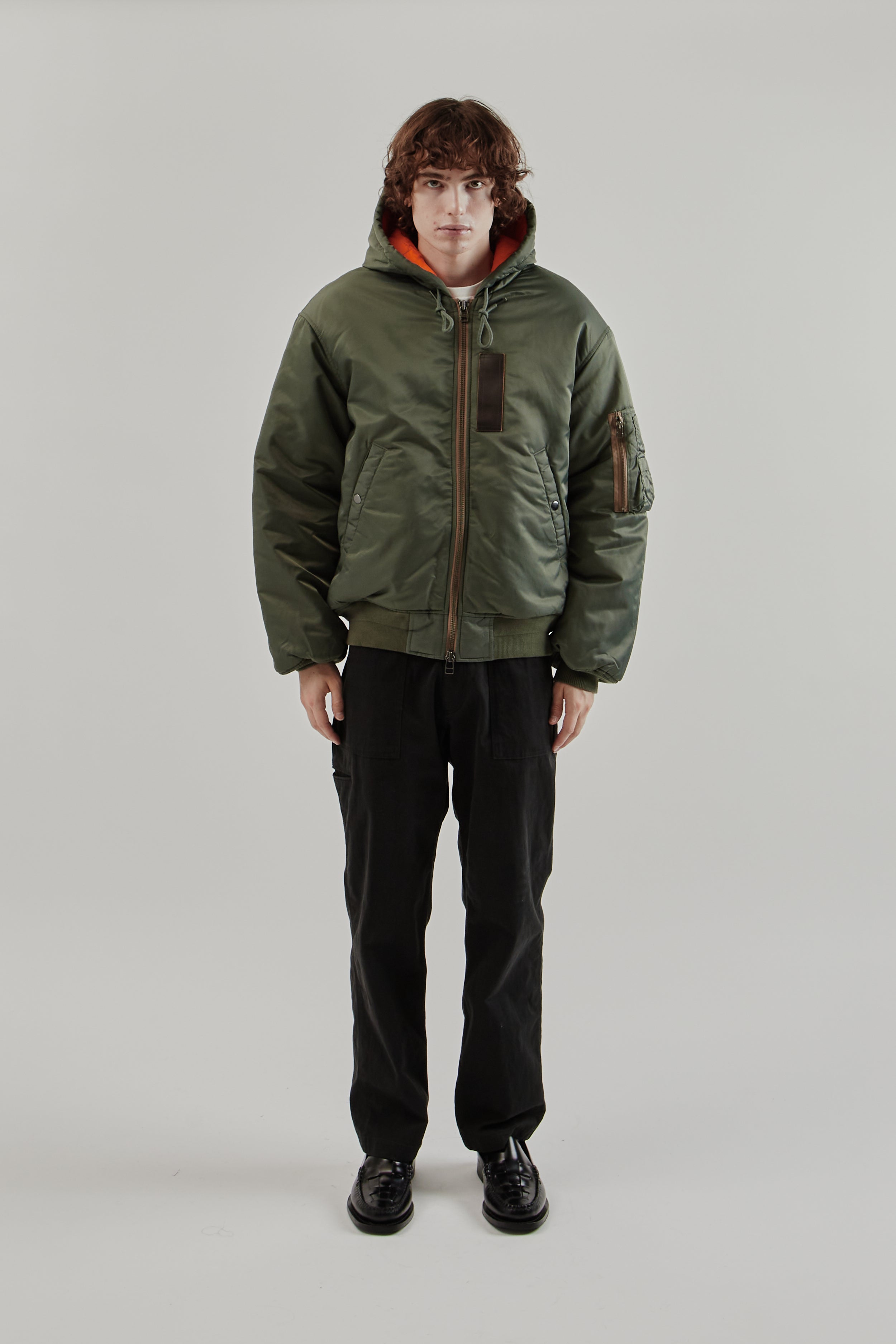 Frizmworks Active MA-1 Hooded Parka - Olive | Wallace Mercantile Shop
