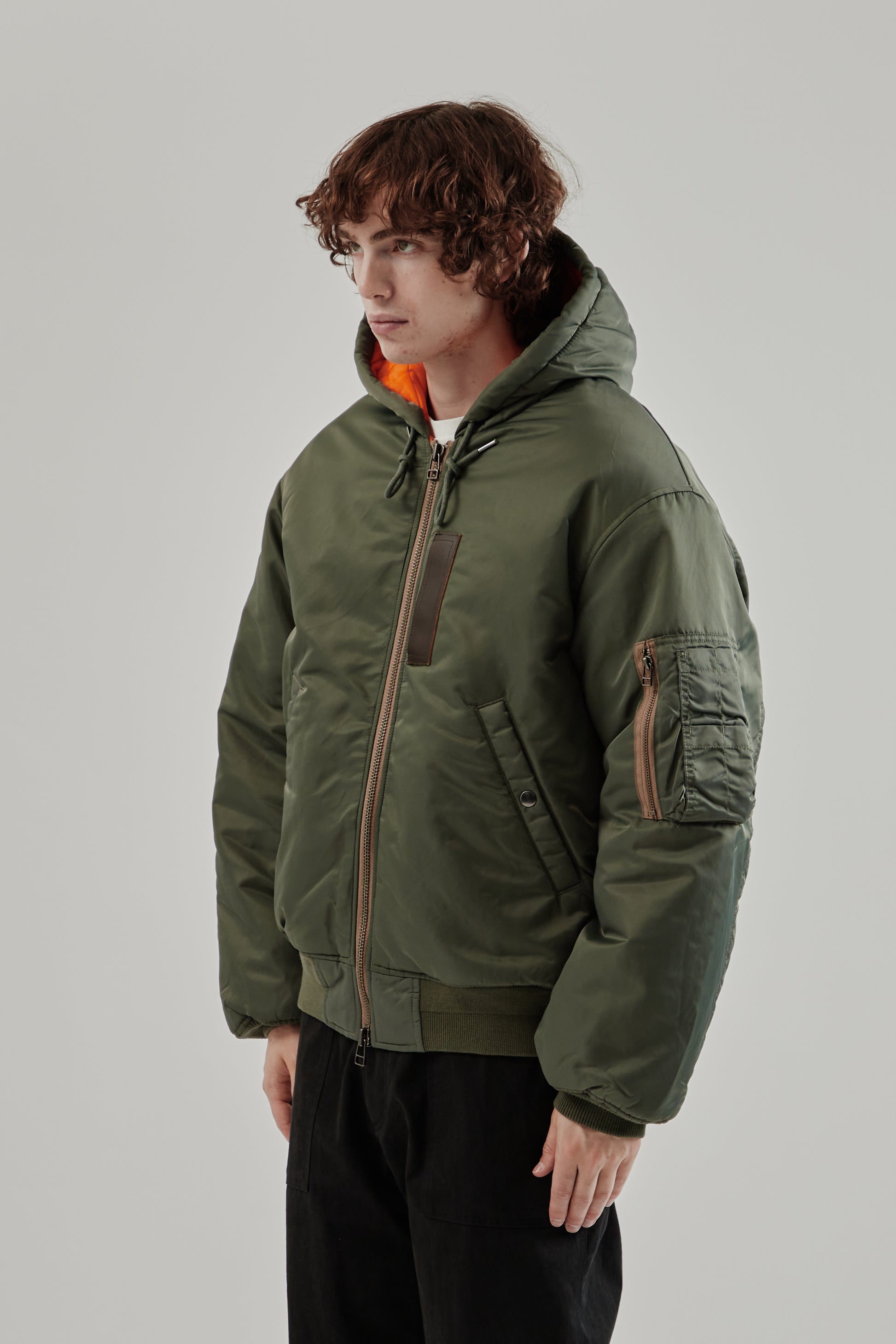 Frizmworks FW25 Active MA-1 Hooded Parka Olive 3