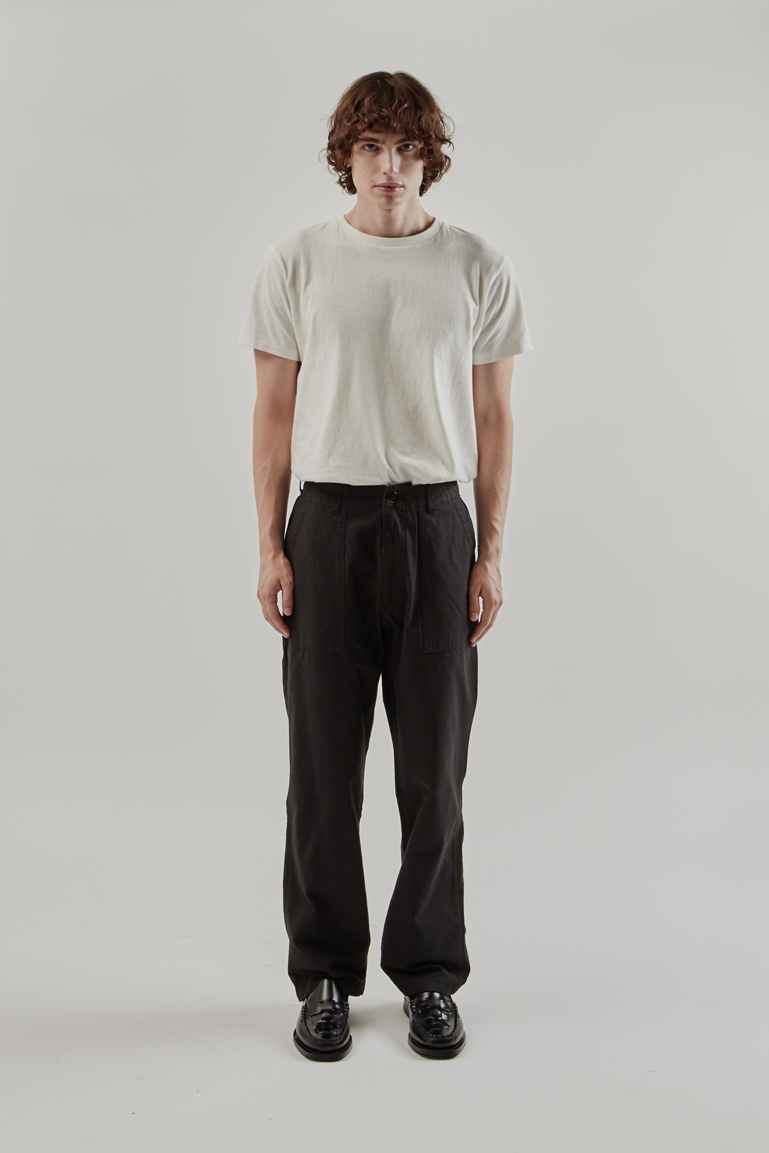 Frizmworks Back Satin Fatigue Pants - Black | Wallace Mercantile Shop