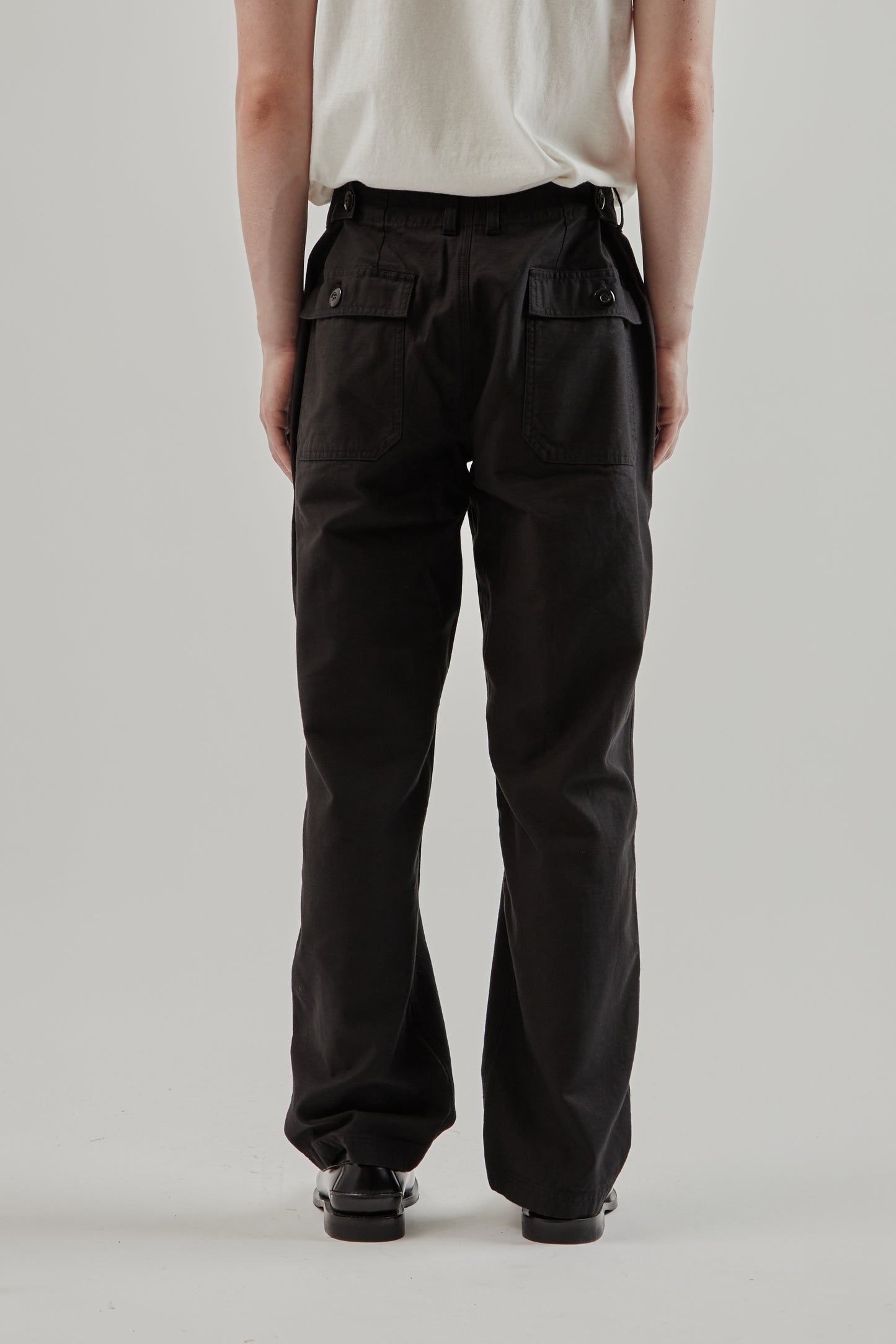 Frizmworks FW25 Back Satin Fatigue Pants Black 5