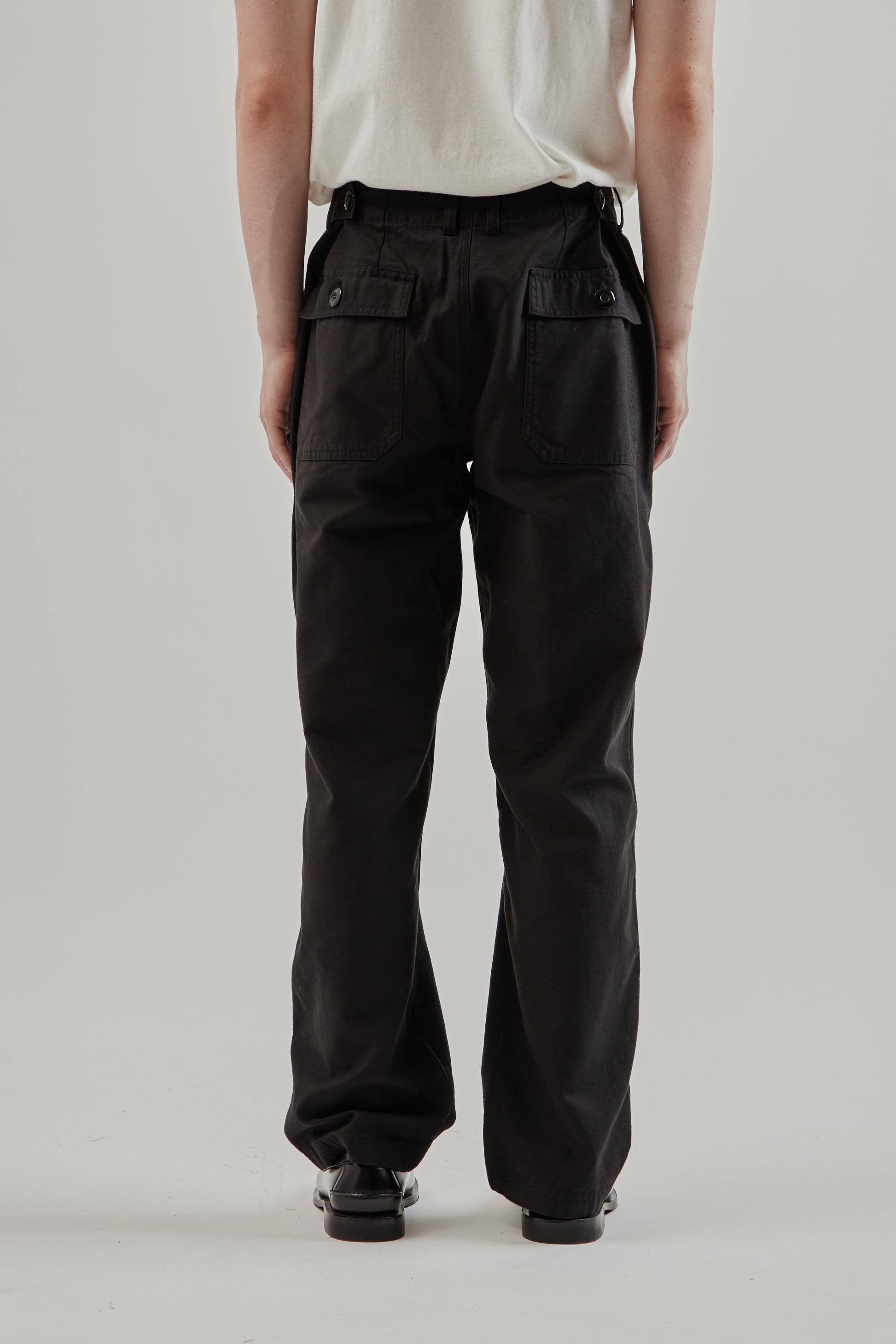 Frizmworks FW25 Back Satin Fatigue Pants Black 5