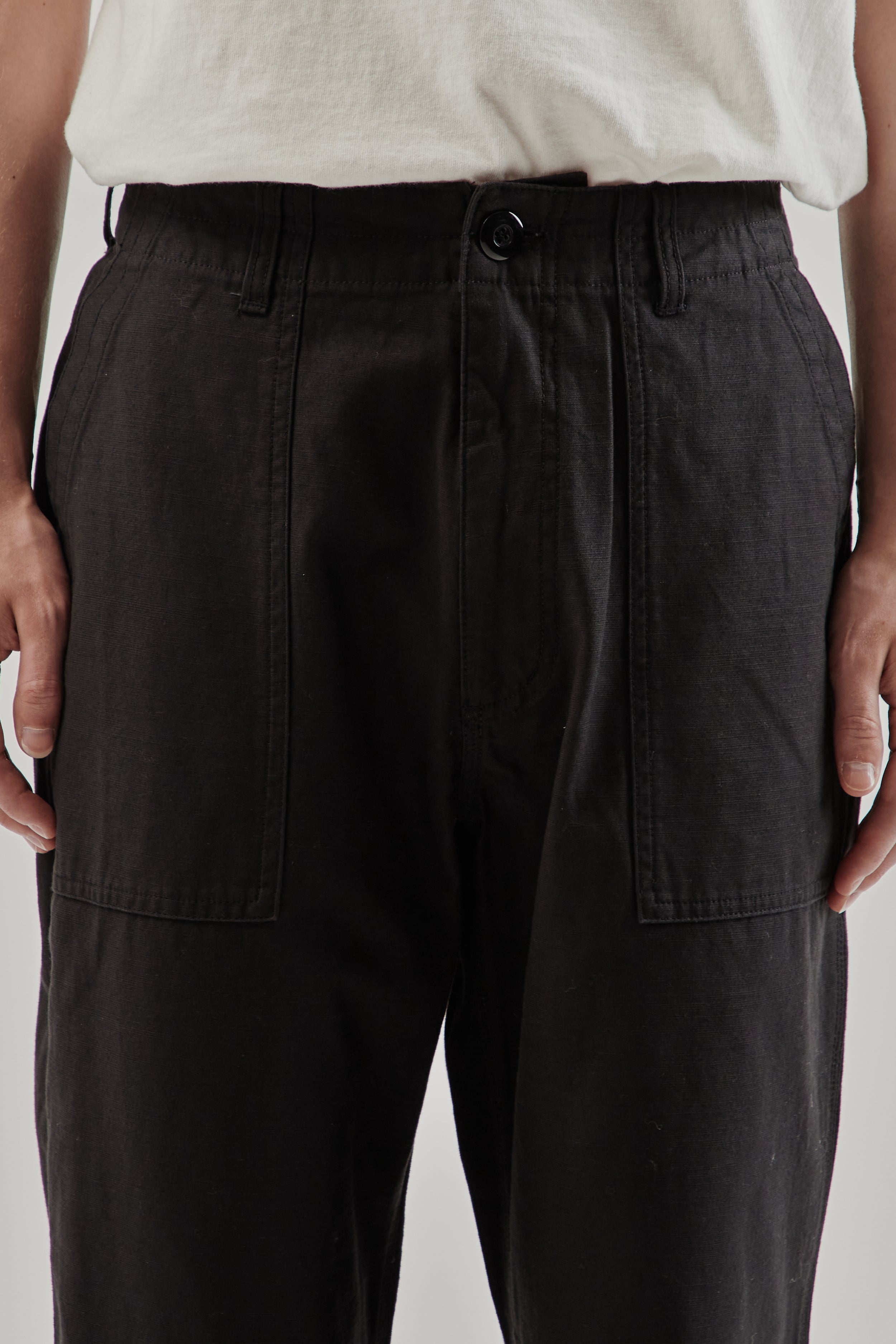 Frizmworks Back Satin Fatigue Pants - Black | Wallace Mercantile Shop