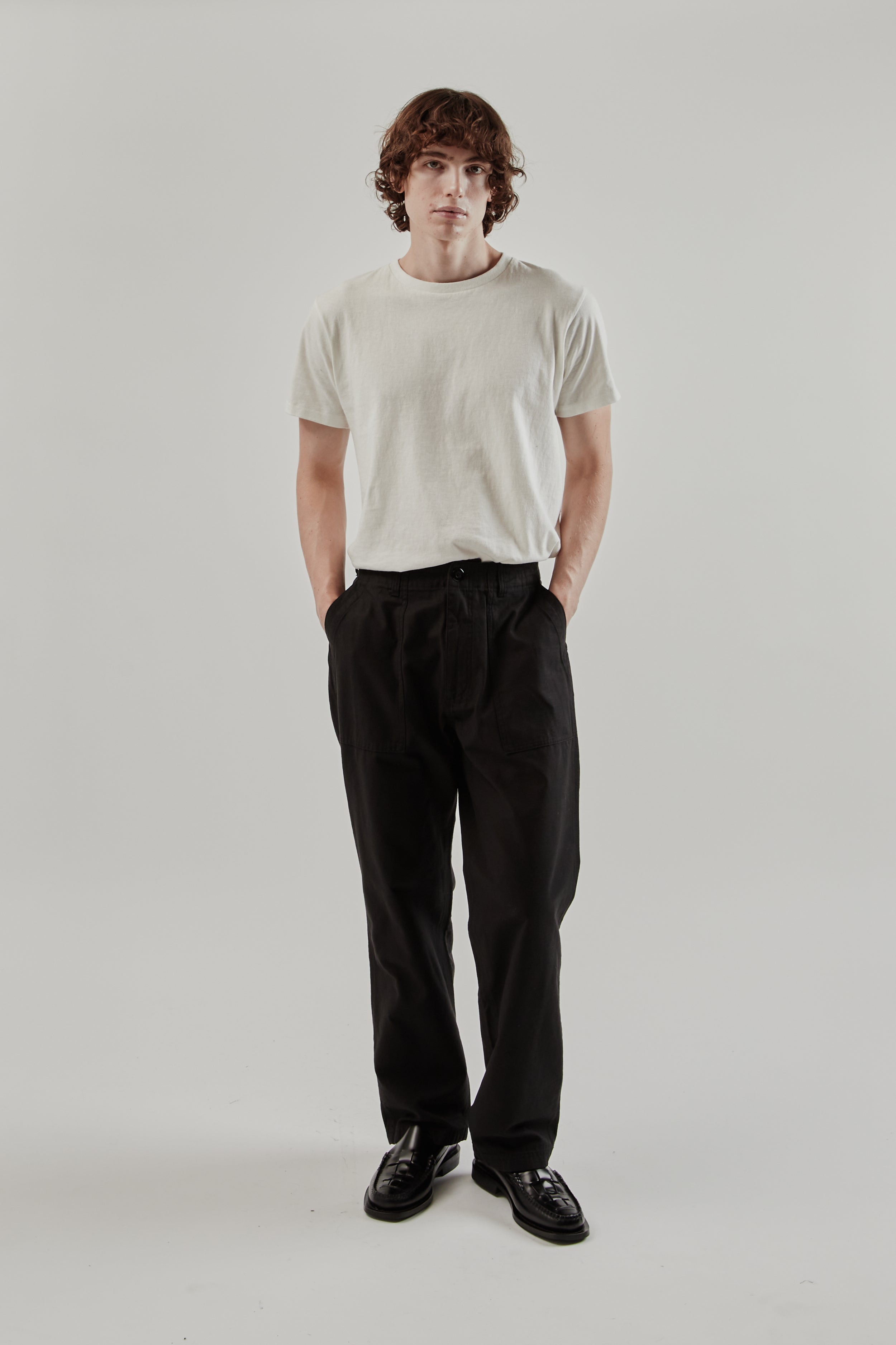 Frizmworks Back Satin Fatigue Pants - Black | Wallace Mercantile Shop