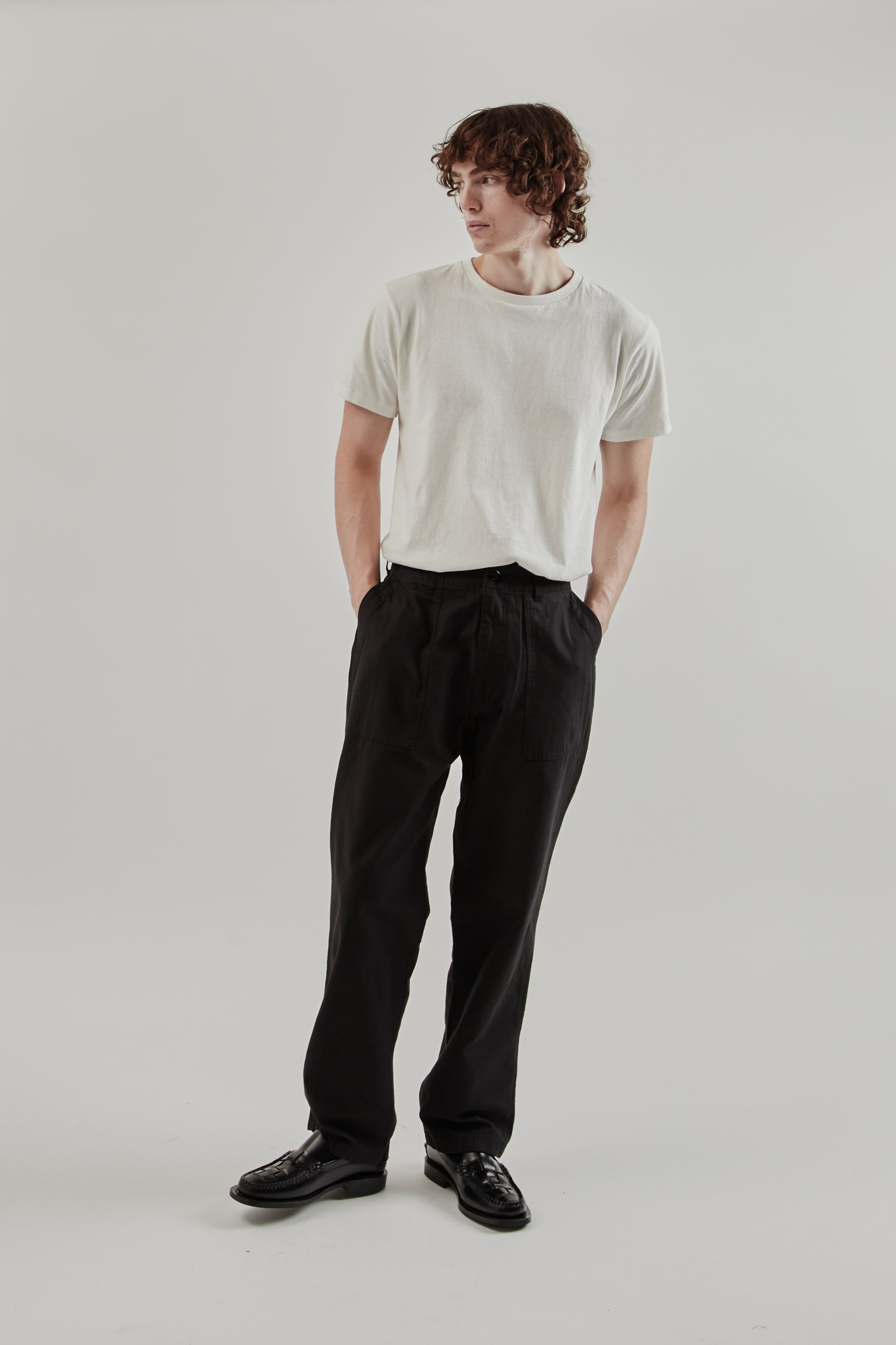 Frizmworks Back Satin Fatigue Pants - Black | Wallace Mercantile Shop