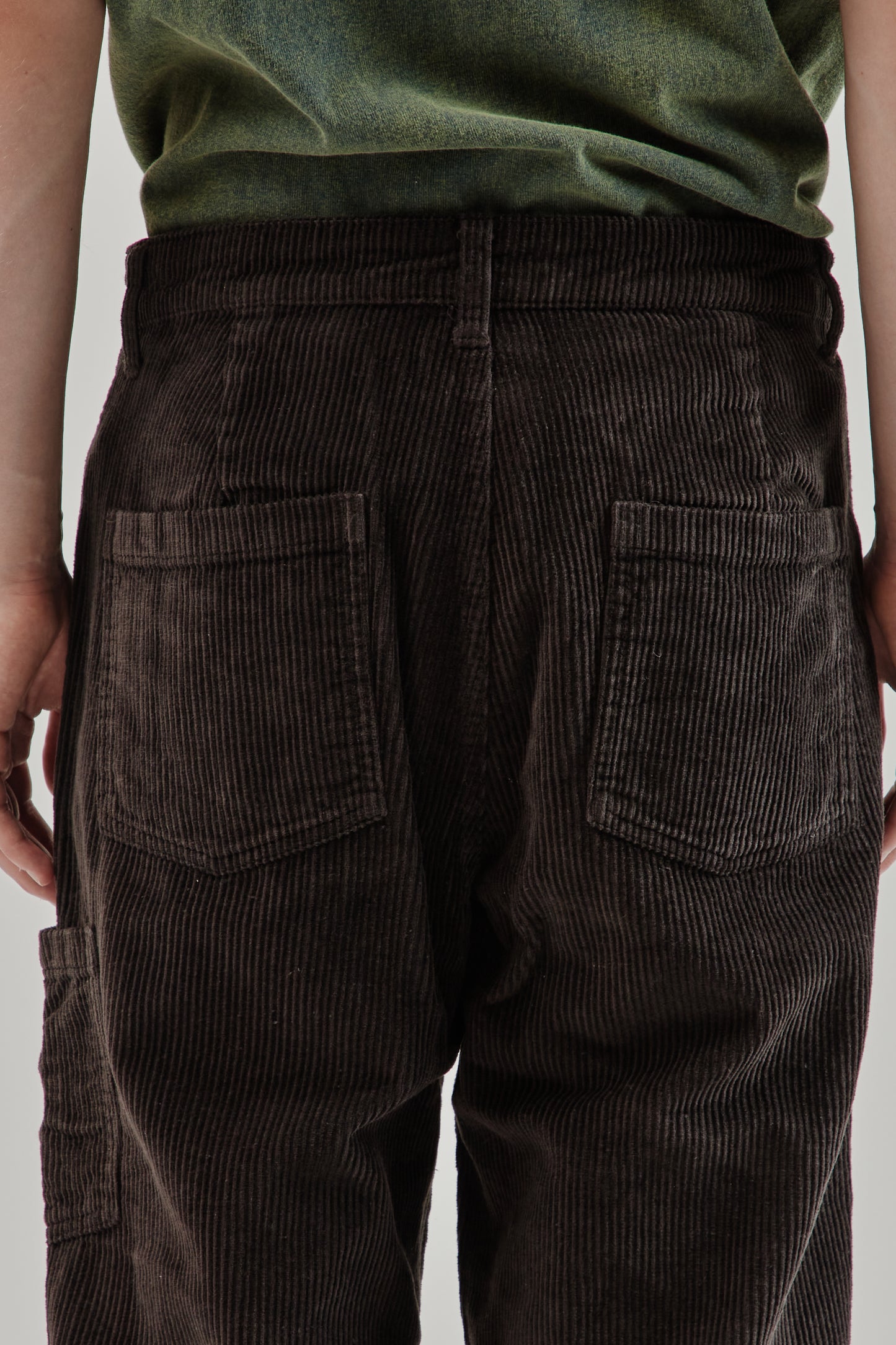 Frizmworks FW25 Corduroy Wide One Tuck Pants Charcoal 5