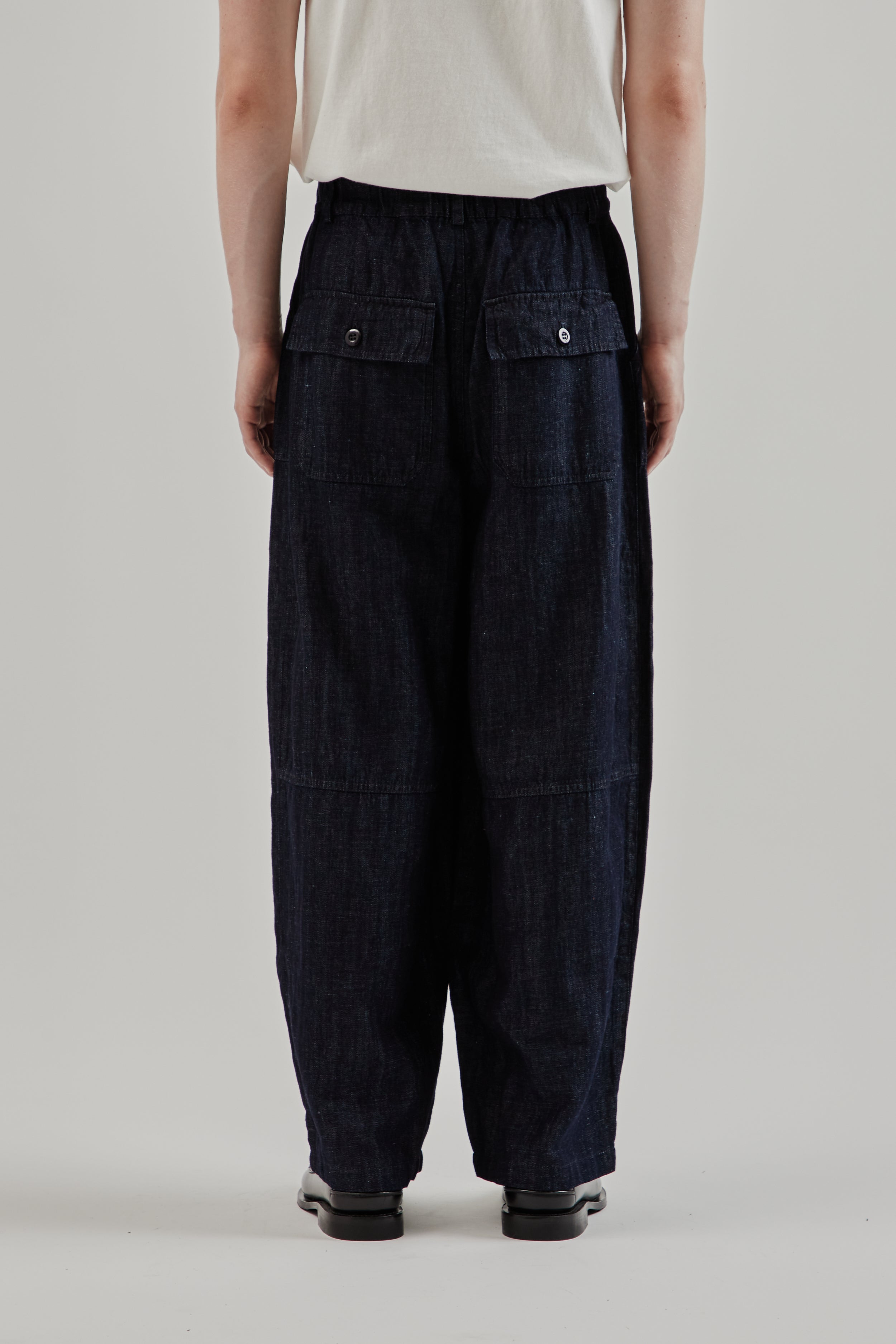 パンツ Ripstop Like Stretch Denim Balloon Pants CAMBIO(カンビオ)】 Ripstop Like Stretch Denim Balloon Pants
