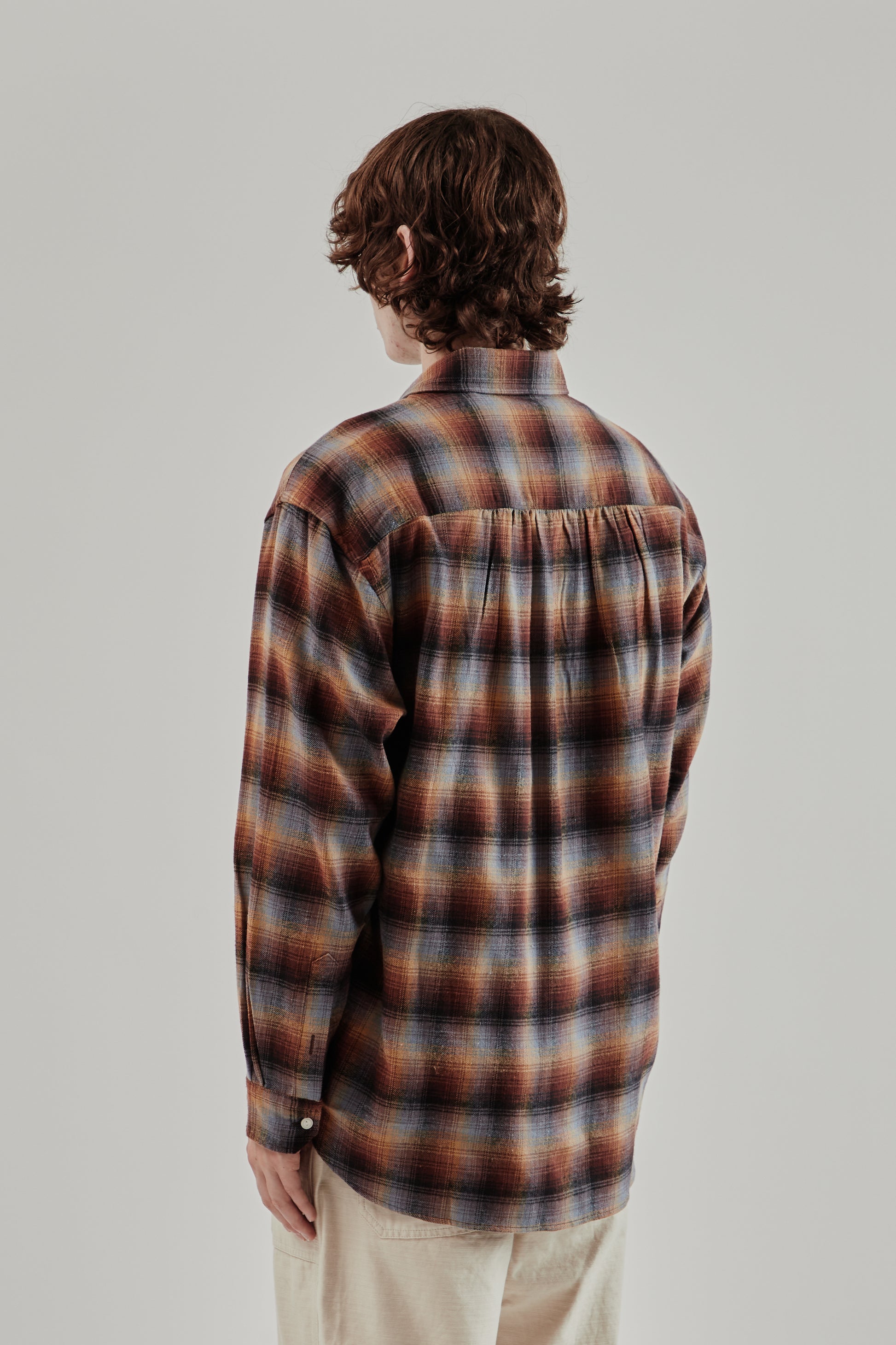 Frizmworks FW25 Flannel Work Shirt Brown Sky 4