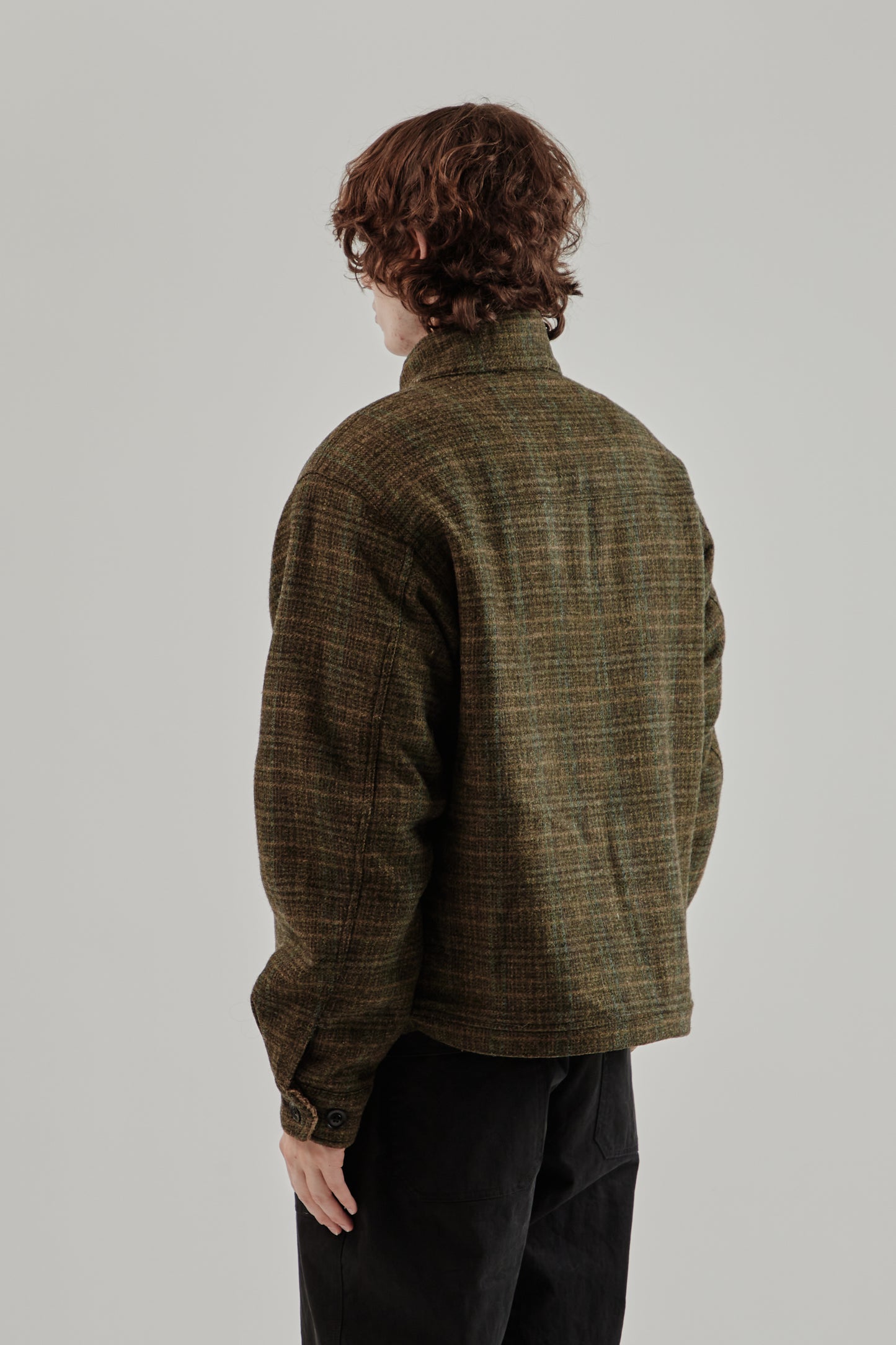 Frizmworks FW25 Fluffy Wool Harrington Jacket Seaweed 18