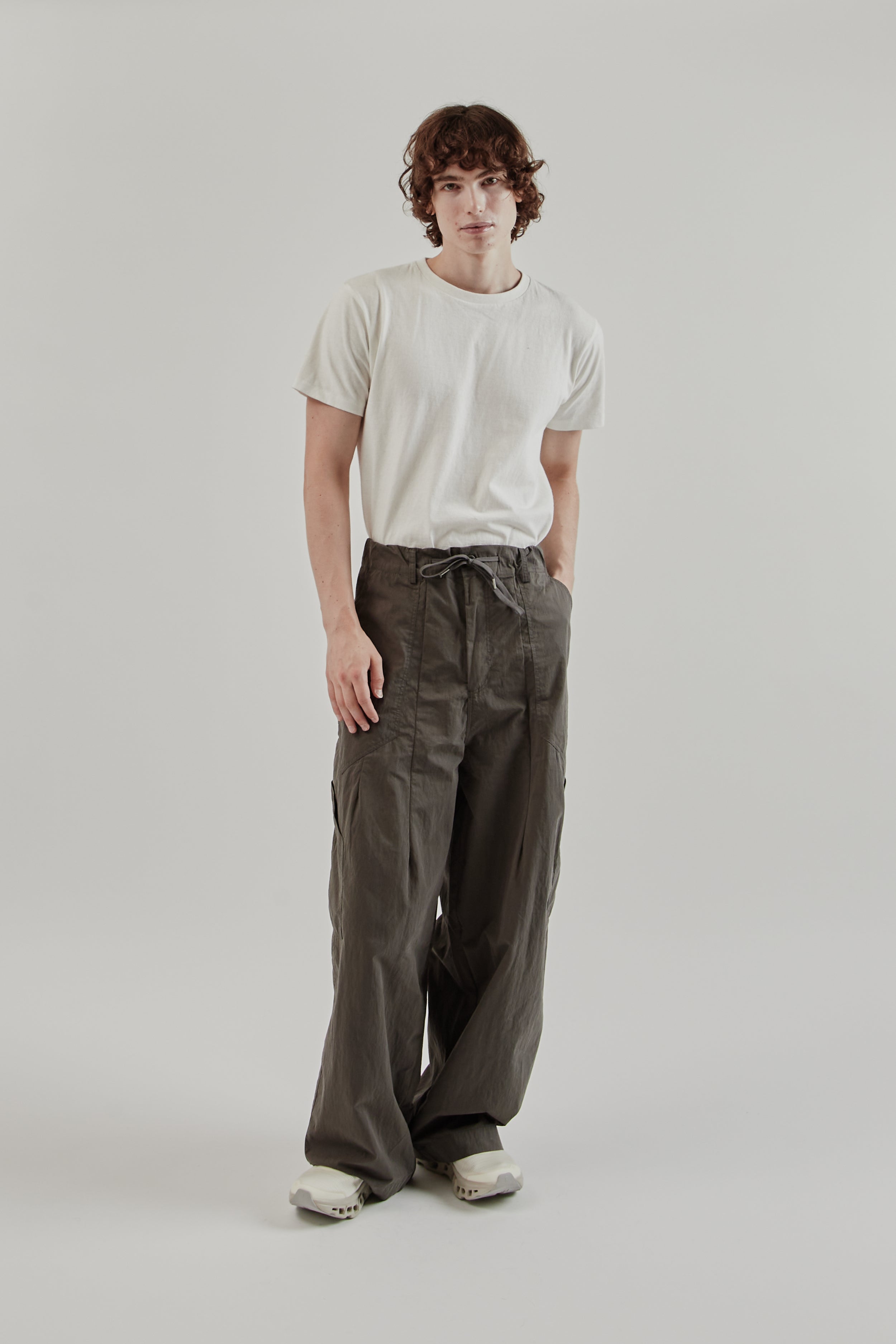 Frizmworks Fold Fatigue Wide Pants - Charcoal | Wallace Mercantile