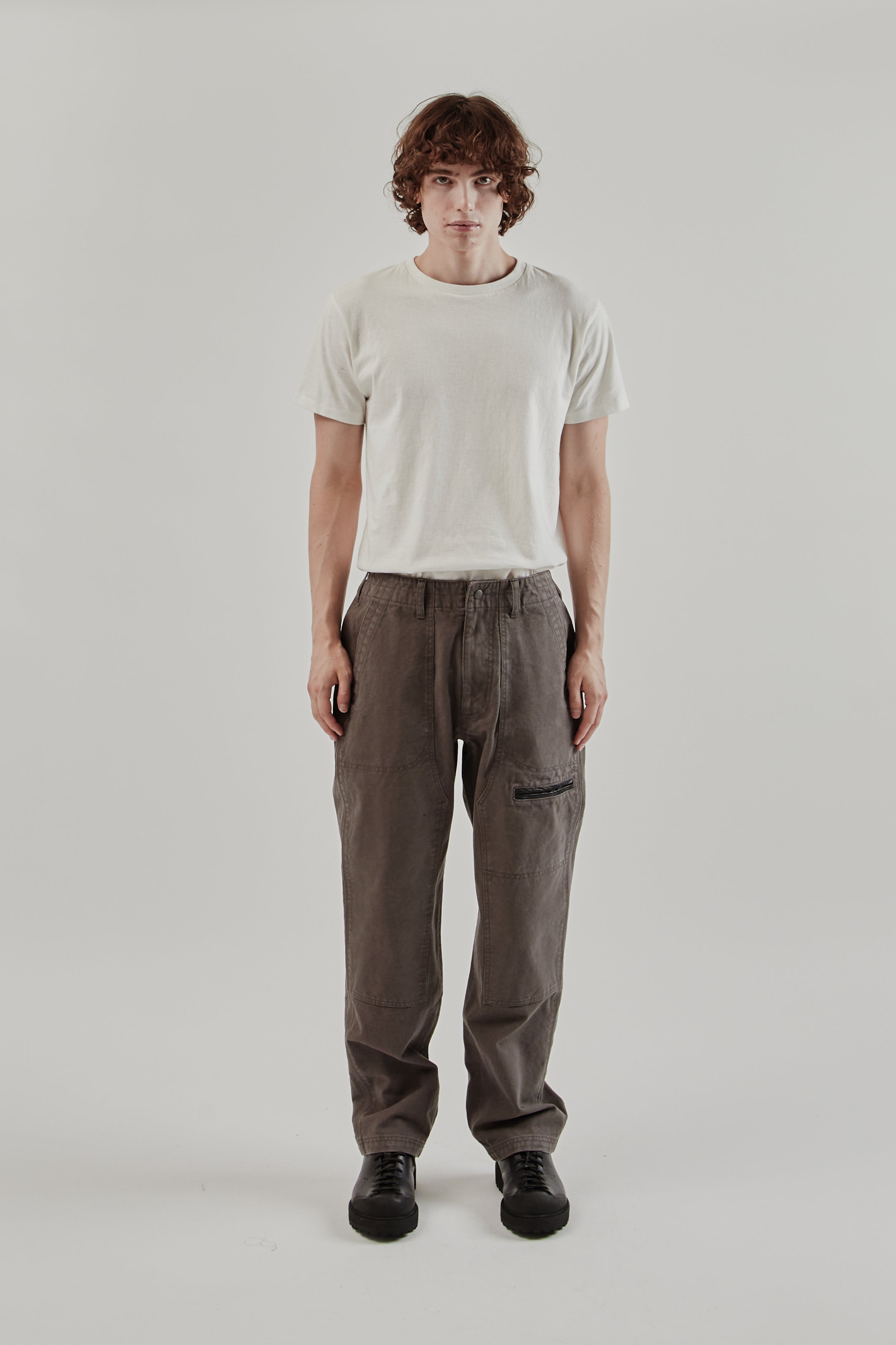 Frizmworks Heavy Canvas Destroyed Double Knee Pants - Mud