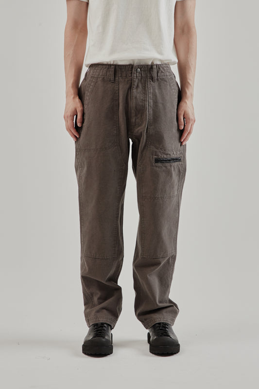 Frizmworks FW25 Heavy Canvas Destroyed Double Knee Pants Mud 2