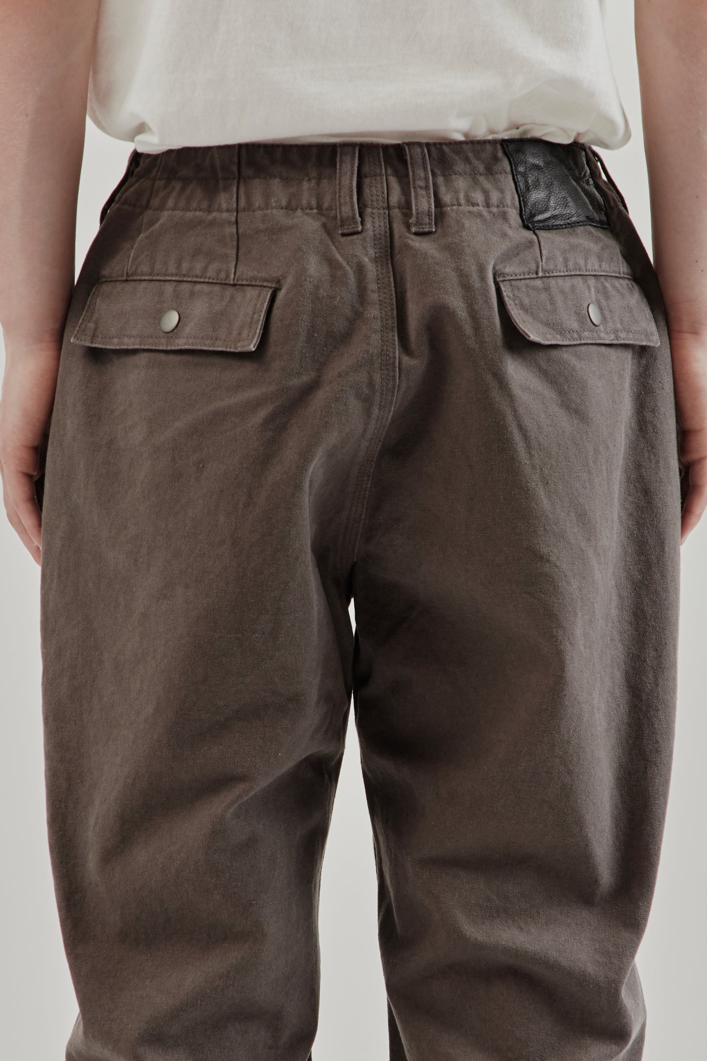 Frizmworks FW25 Heavy Canvas Destroyed Double Knee Pants Mud 5