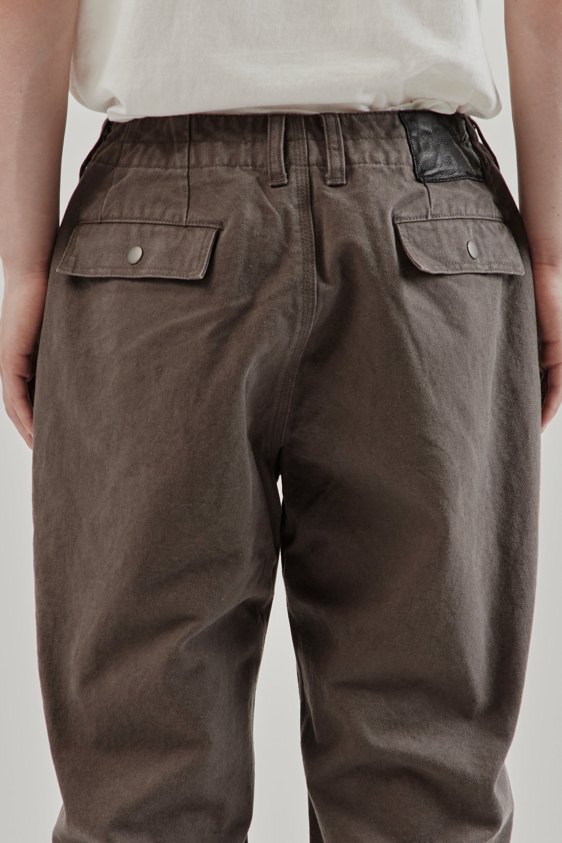 Frizmworks FW25 Heavy Canvas Destroyed Double Knee Pants Mud 5