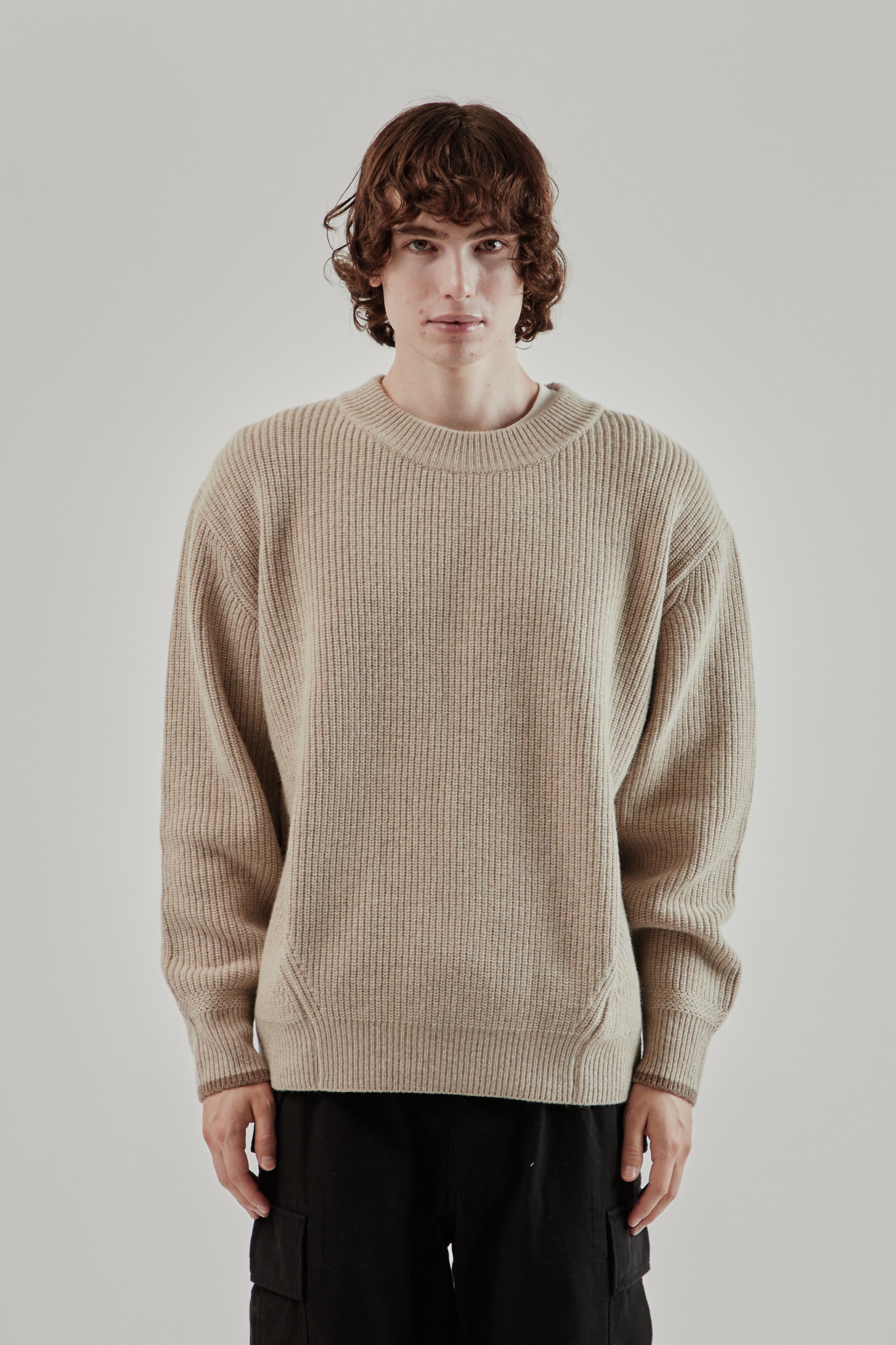 Frizmworks FW25 Kangaroo Round Pullover Knit Oatmeal 31