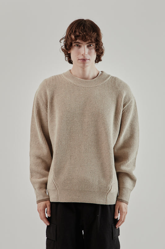 Frizmworks FW25 Kangaroo Round Pullover Knit Oatmeal 31