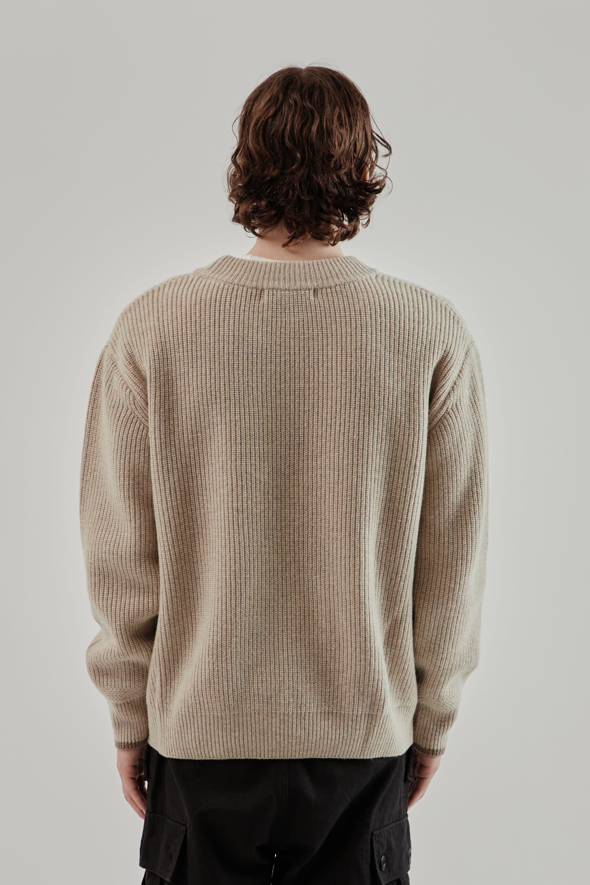 Frizmworks FW25 Kangaroo Round Pullover Knit Oatmeal 34