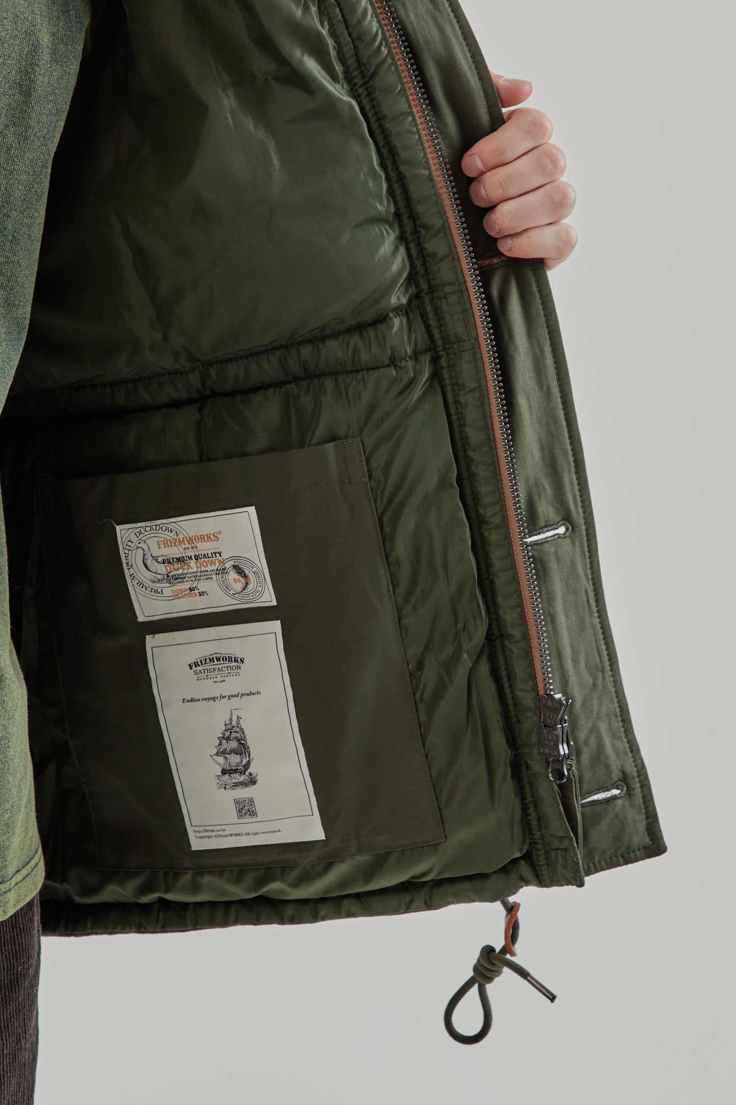 Frizmworks FW25 Karakoram Down Parka Dark Green 14