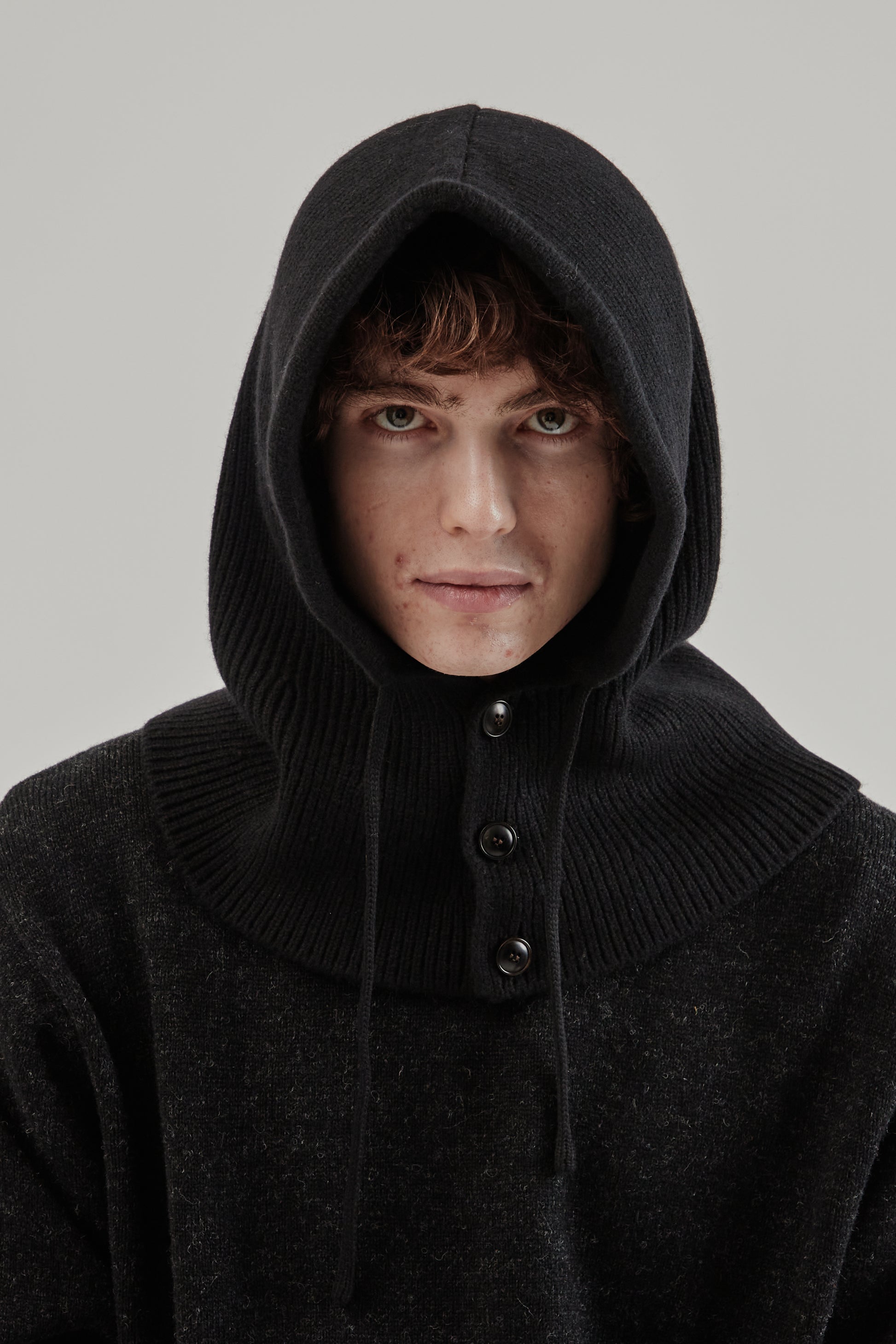 Frizmworks FW25 Merino Wool Knit Balaclava Black 1