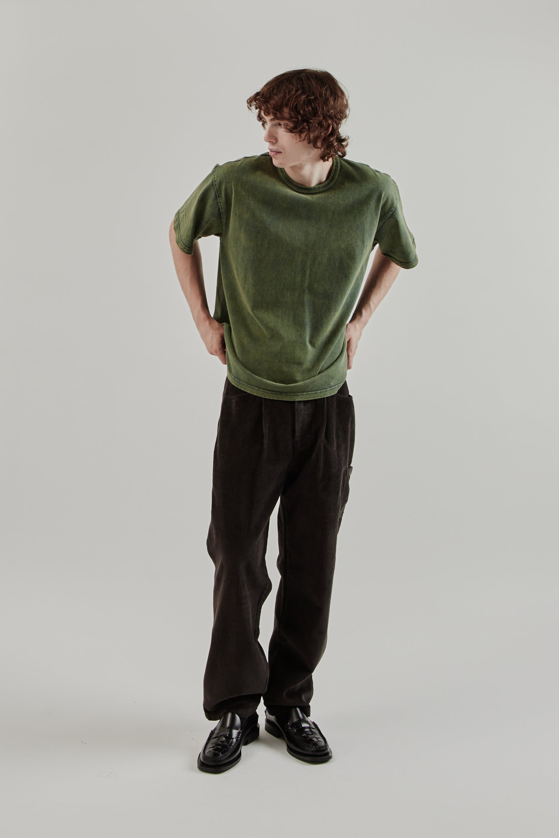 Frizmworks FW25 OG Vintage Dyeing Half Tee Dark Green 10