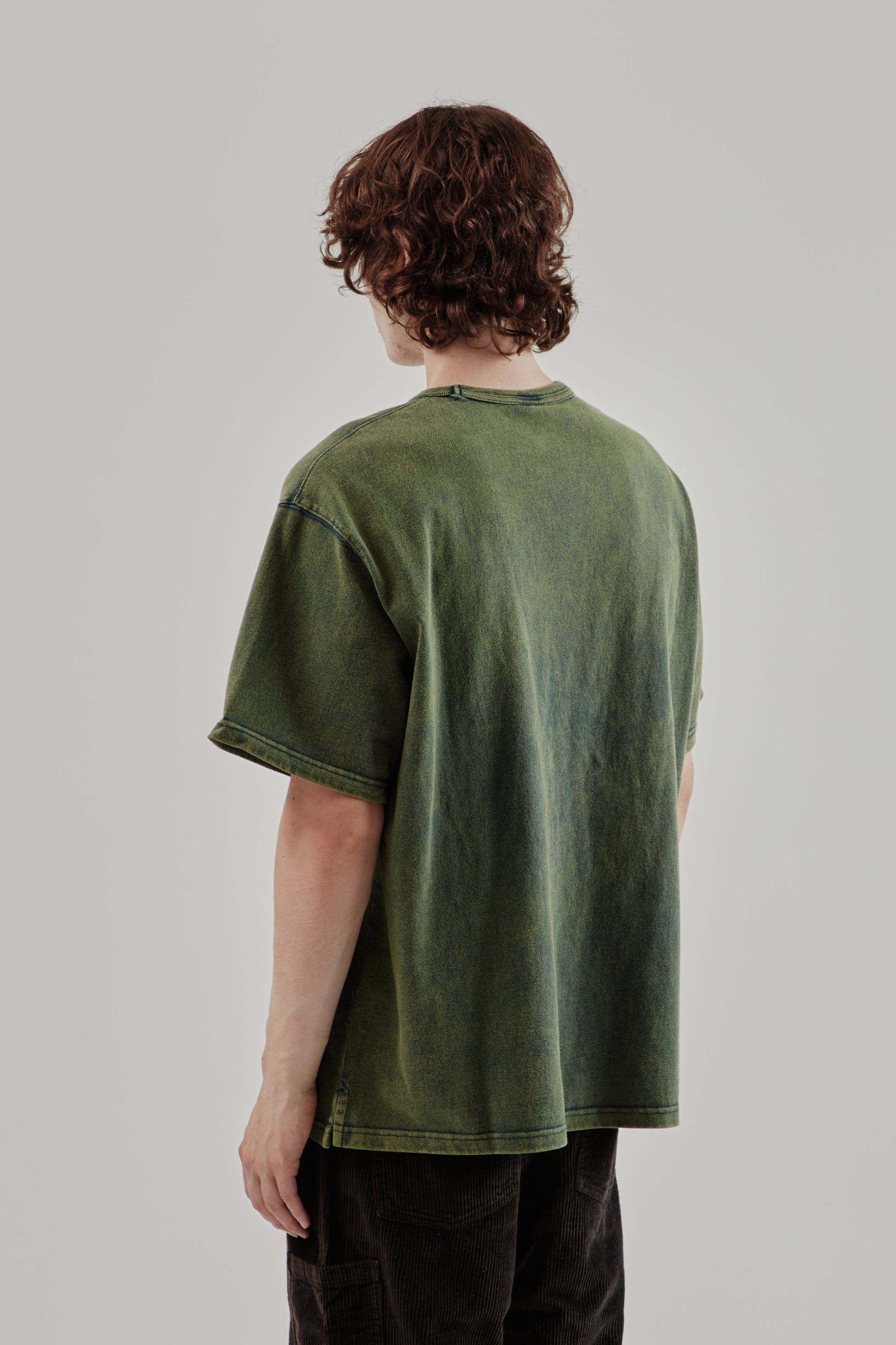 Frizmworks FW25 OG Vintage Dyeing Half Tee Dark Green 4